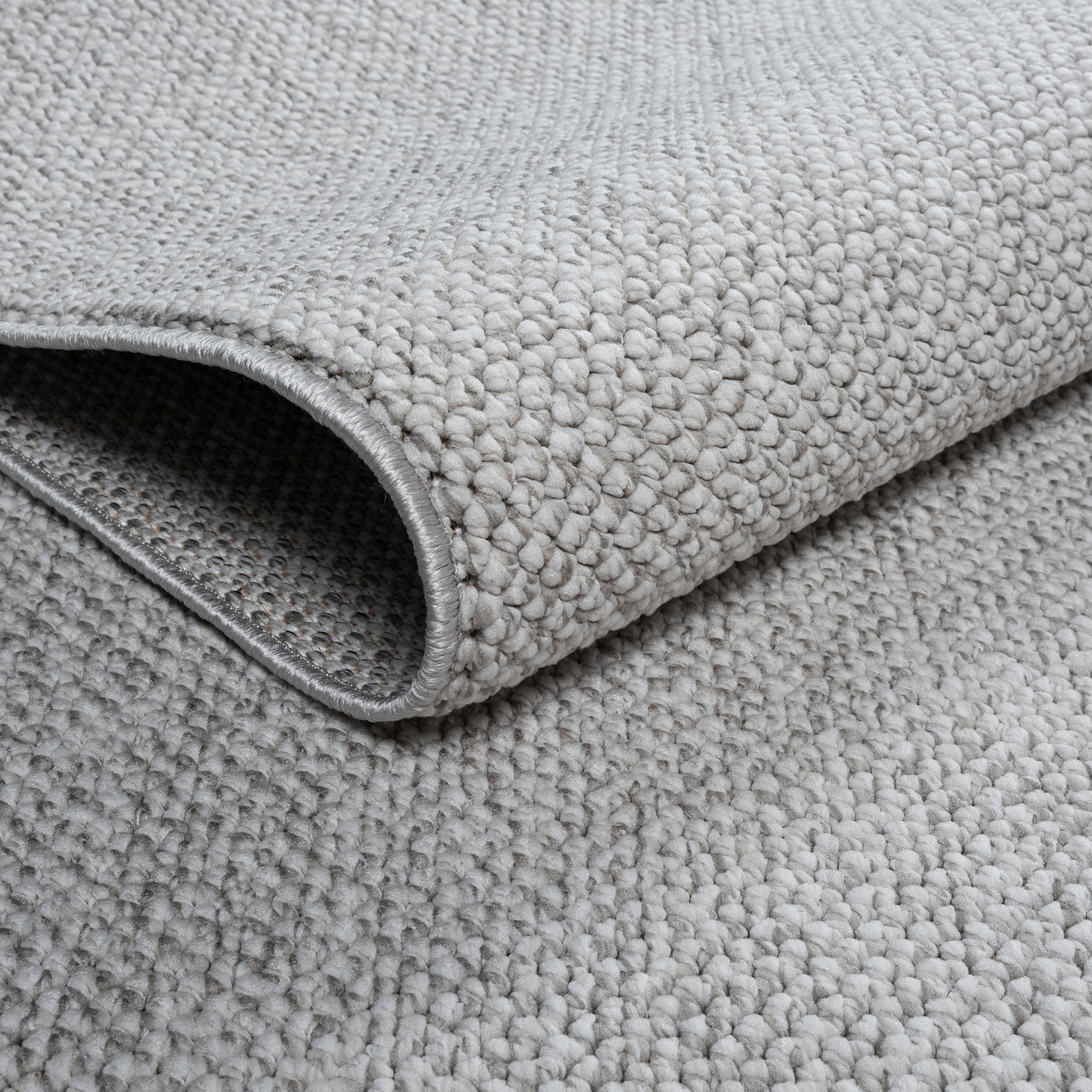 Sanat Teppich »Lora Plus, auch als Läufer«, rechteckig, 5 mm Höhe, Kurzflor, uni, gekettelt, Wohnzimmer, Kinderzimmer