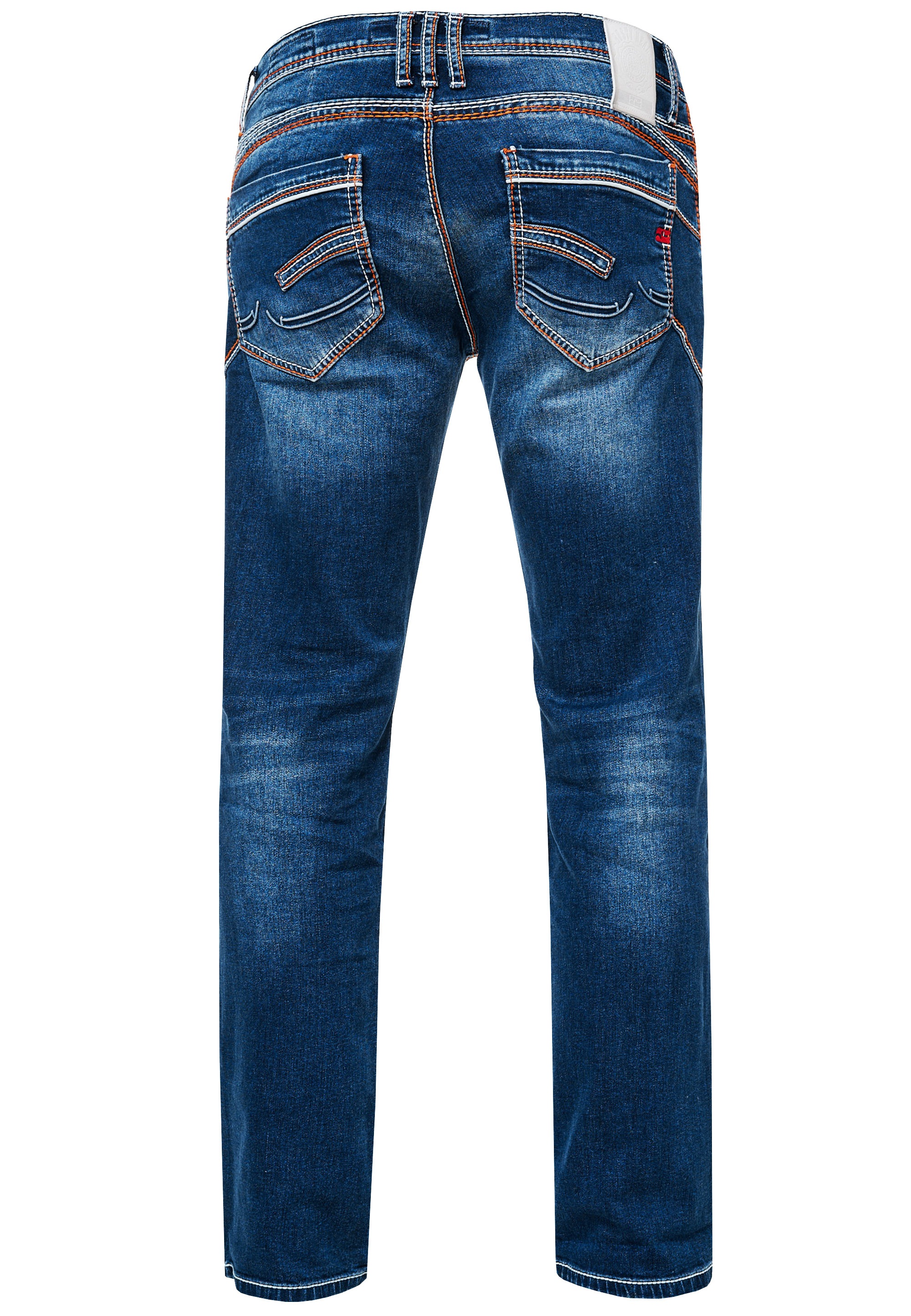 Rusty Neal Straight-Jeans »RUBEN 43«, mit auffälligen Ziernähten