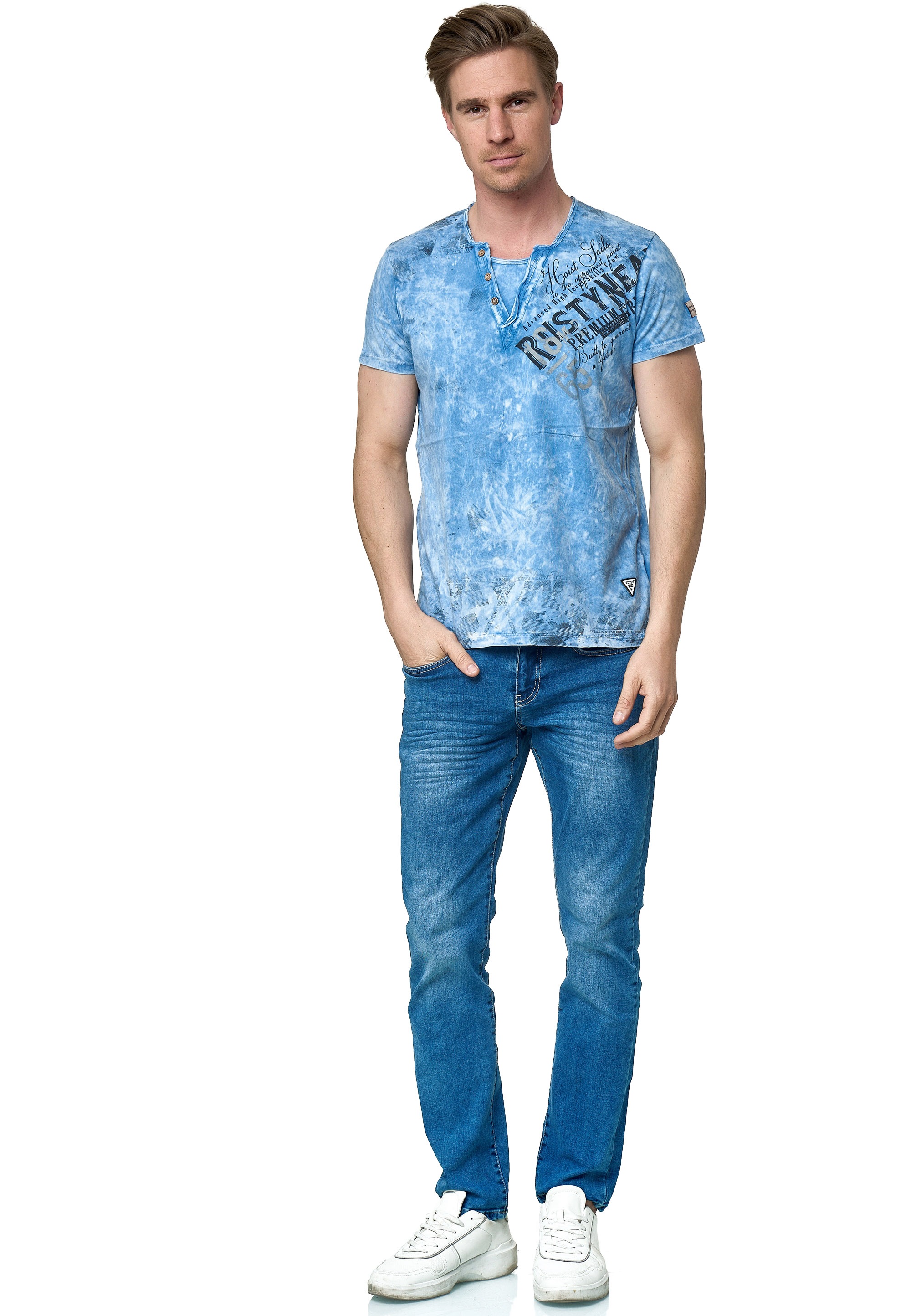 Rusty Neal T-Shirt, im coolen Used-Look-Design