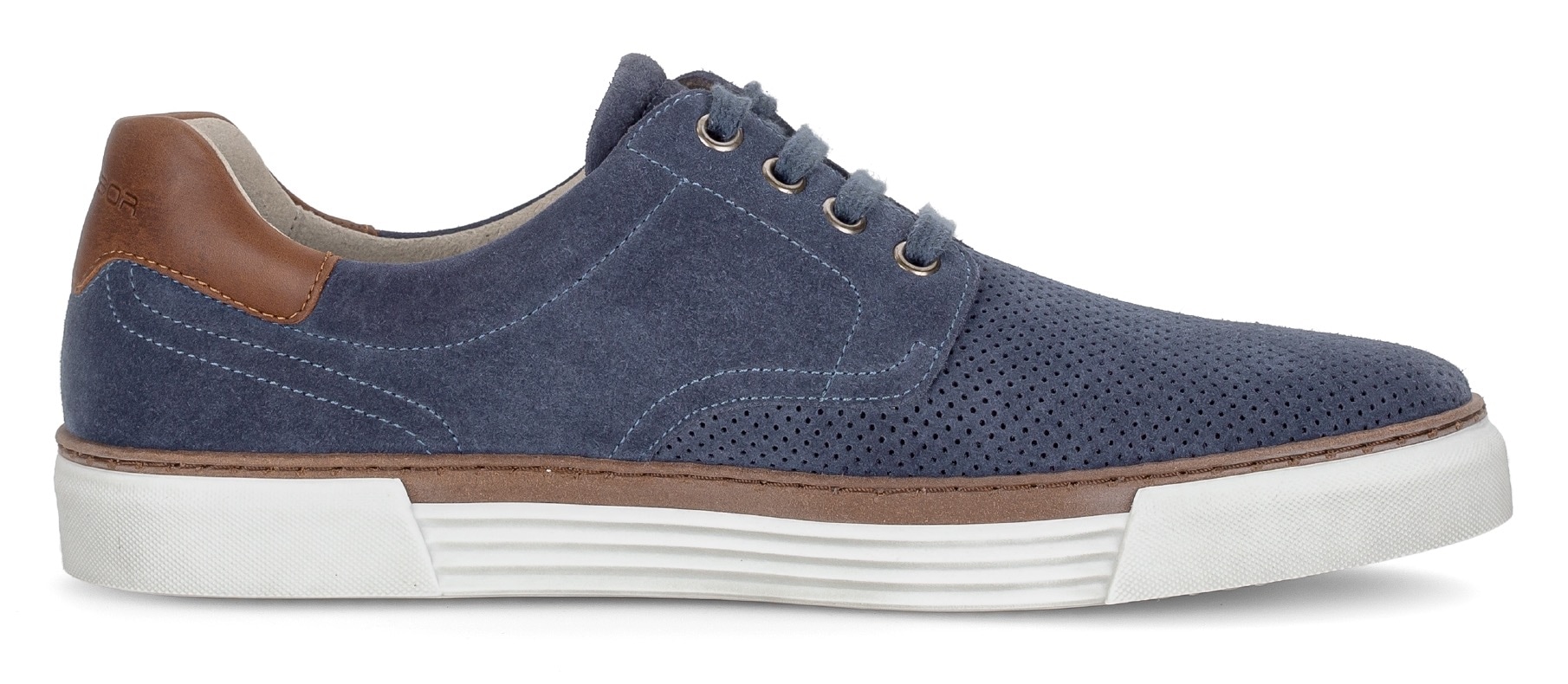 Pius Gabor Sneaker, Freizeitschuh, Halbschuh, Schnürer in Komfortweite G (= weit)