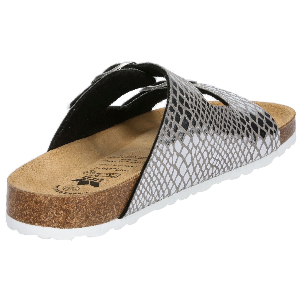 Lico Pantolette »Pantolette Natural Snake Soft«