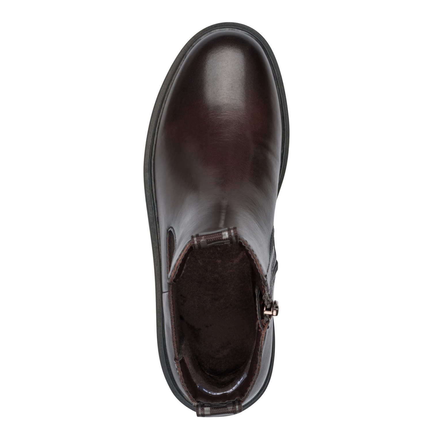Tamaris Chelseaboots  Blockabsatz, Stiefelette mit Stretcheinsatz an der Außenseite