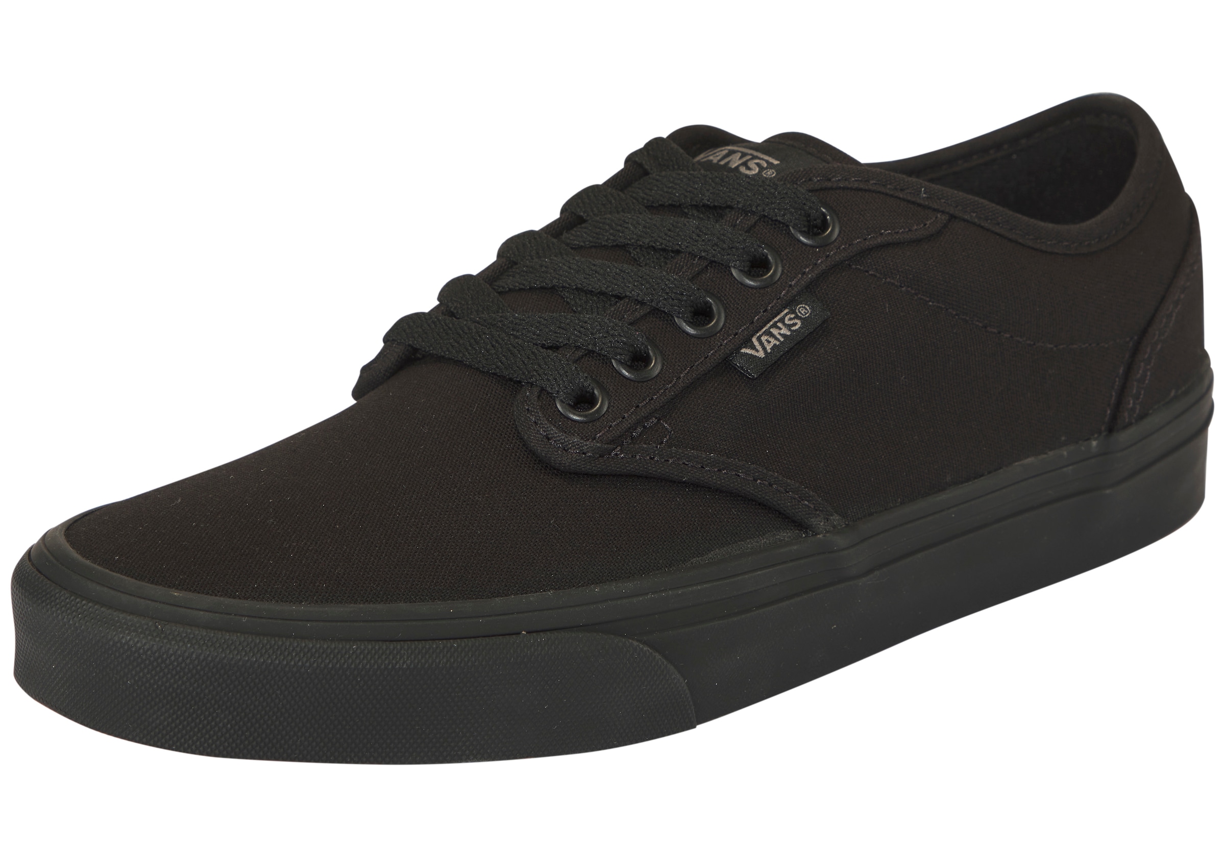 Sneaker VANS "Atwood", Damen, Gr. 39, (canvas) schwarz, schwarz, Textil, Schuhe Sneaker