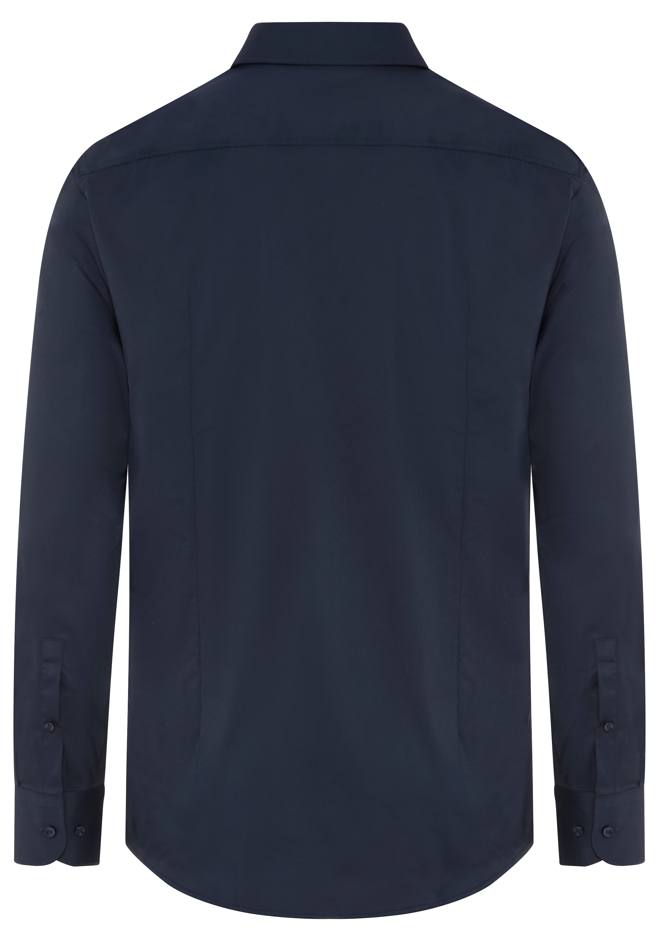 BOSS Businesshemd »HANK« Slim-Fit, aus funktionalem Stretch-Twill, Kentkragen