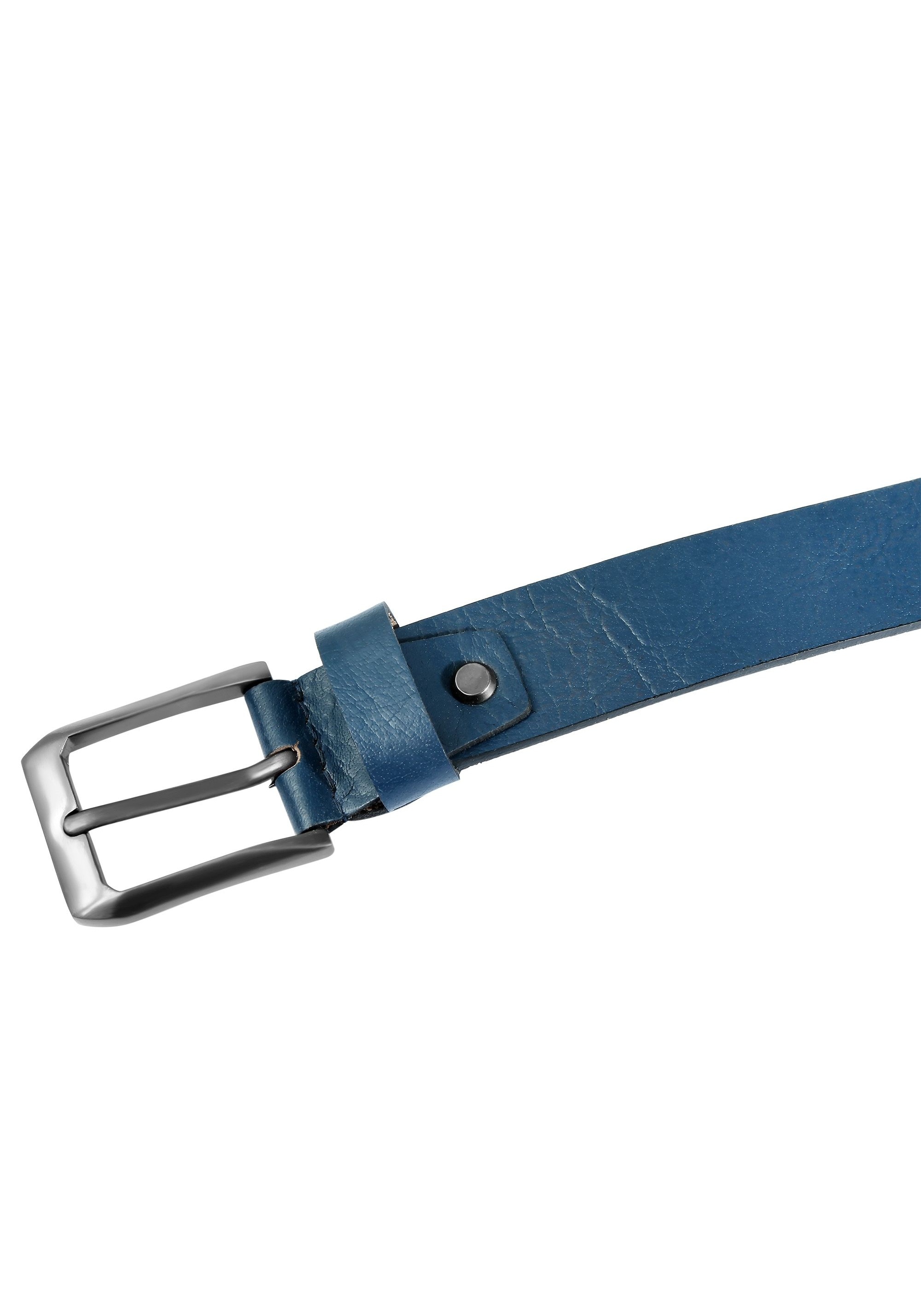Leonardo Verrelli Ledergürtel »85 cm - 125 cm (Bundweite) in Blau aus 100% Echtleder, kürzbar«