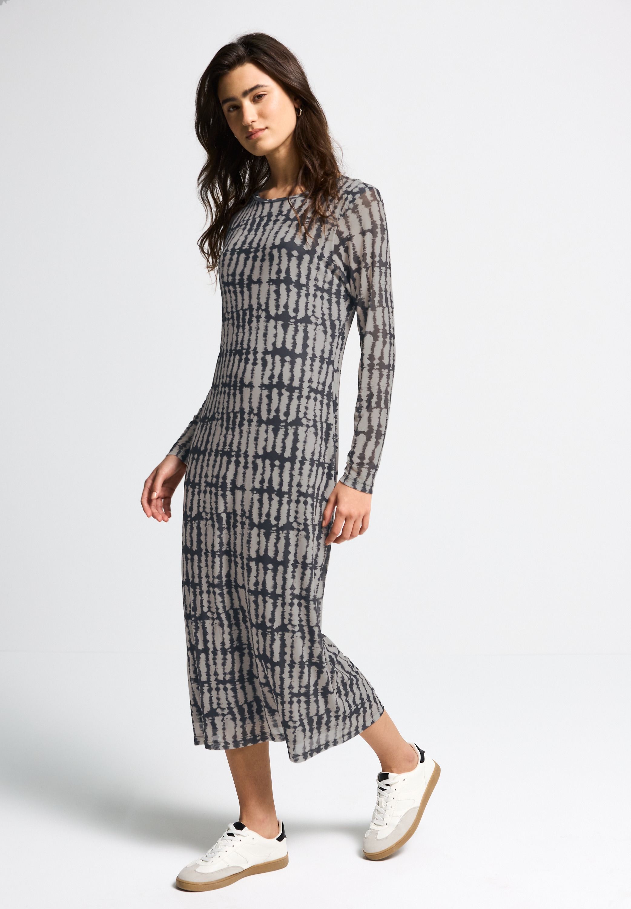 STREET ONE STUDIO Midikleid Ohne Taschen soft und trageangenehm günstig online kaufen