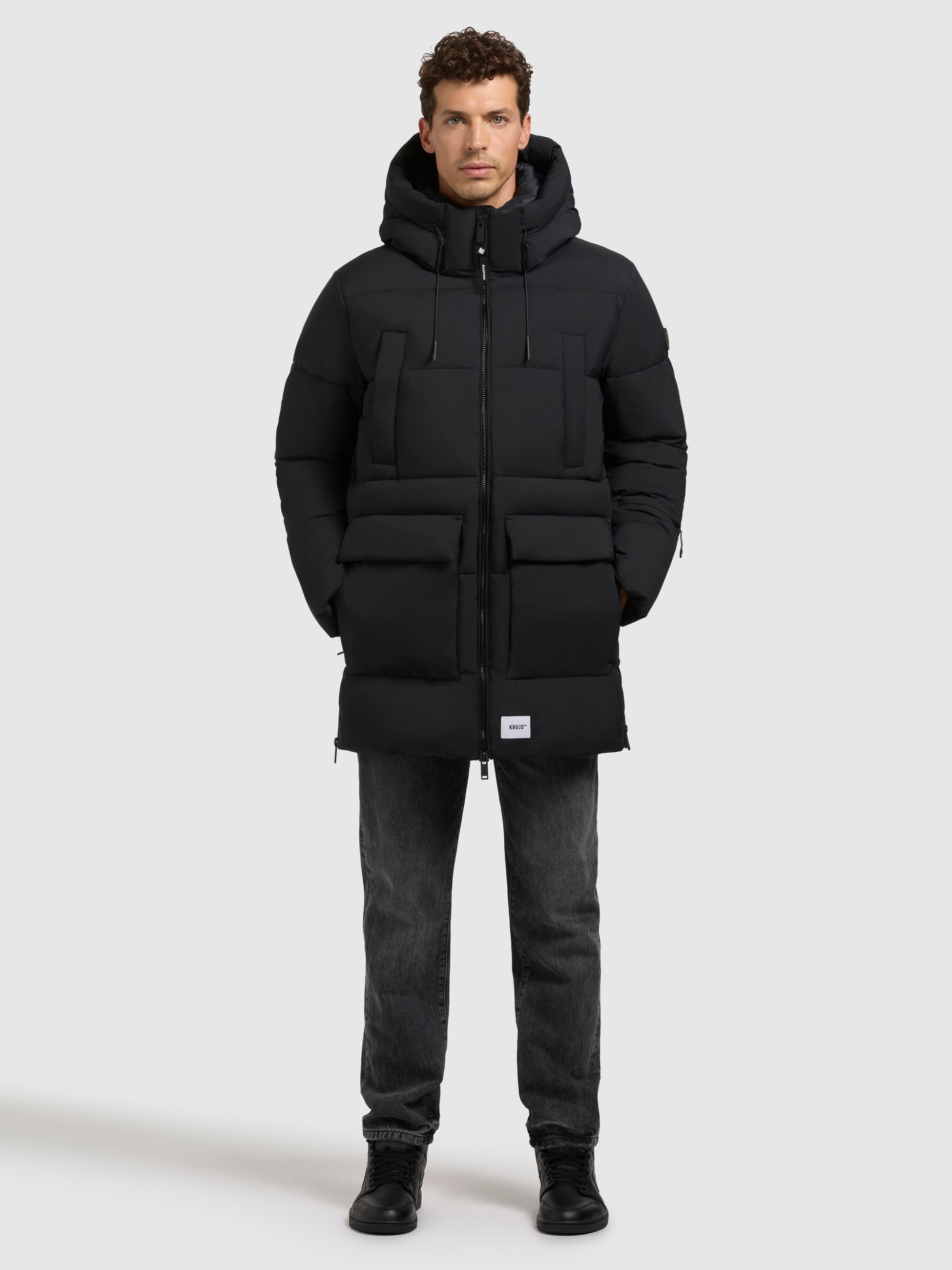 khujo Steppjacke »WELM MATT«, mit Kapuze