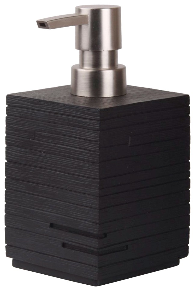 Sanilo Badaccessoire-Set "Calero Black" bestehend aus Seifenspender und WC- günstig online kaufen
