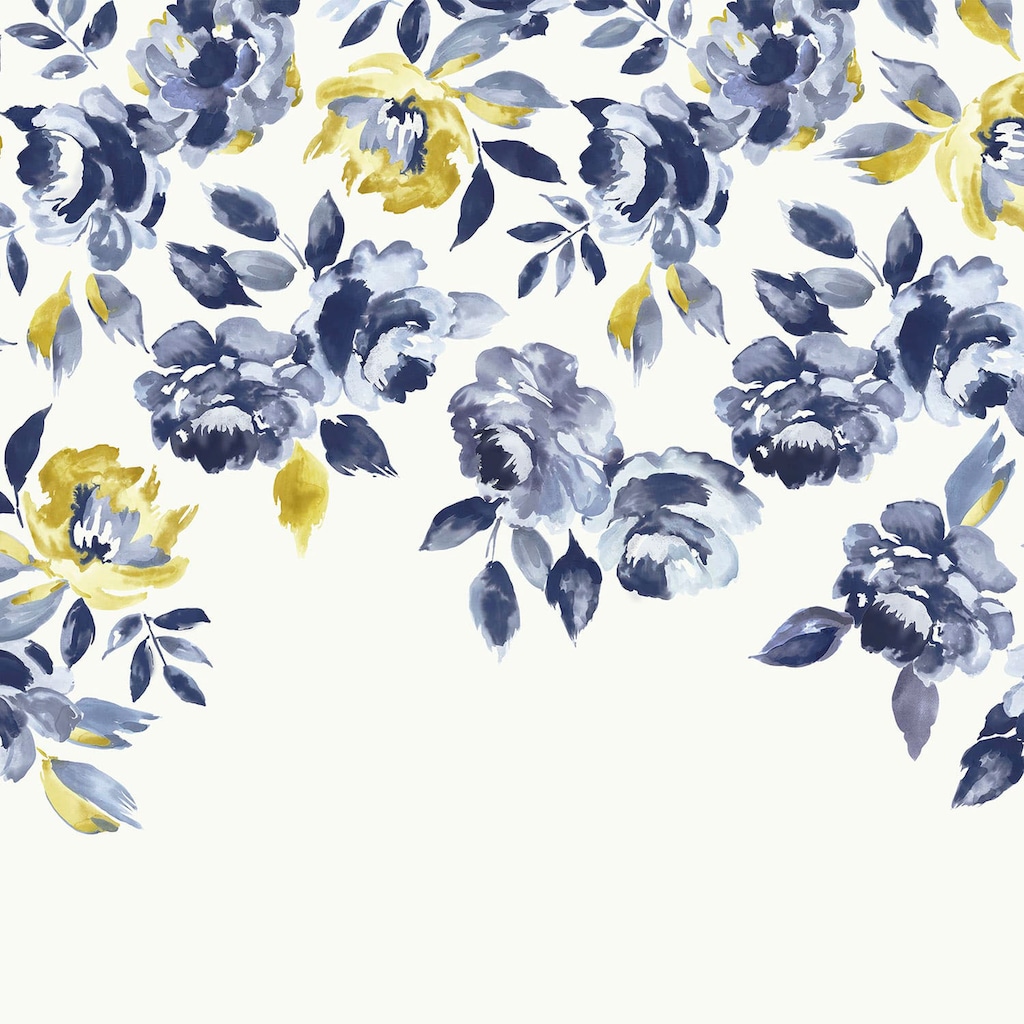 Joules Fototapete »Ocean Bloom Crème Mural 300x280cm«, floral, floral