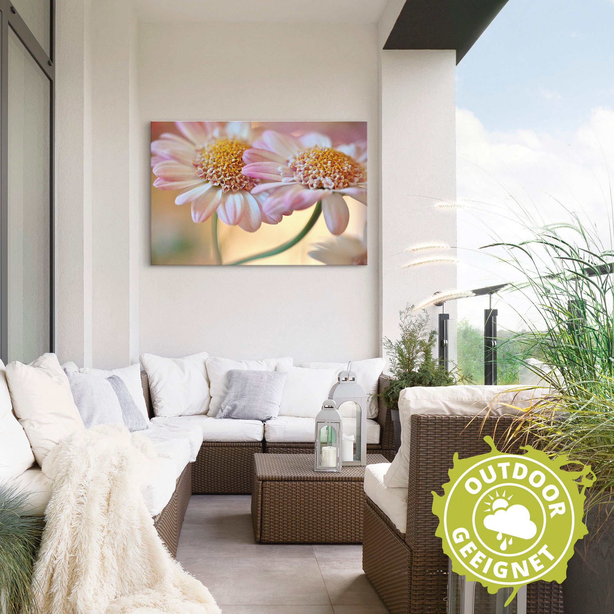 Artland Wandbild »Zweisamkeit«, Blumen, (1 St.), als Alubild, Outdoorbild, Leinwandbild in verschied. Größen