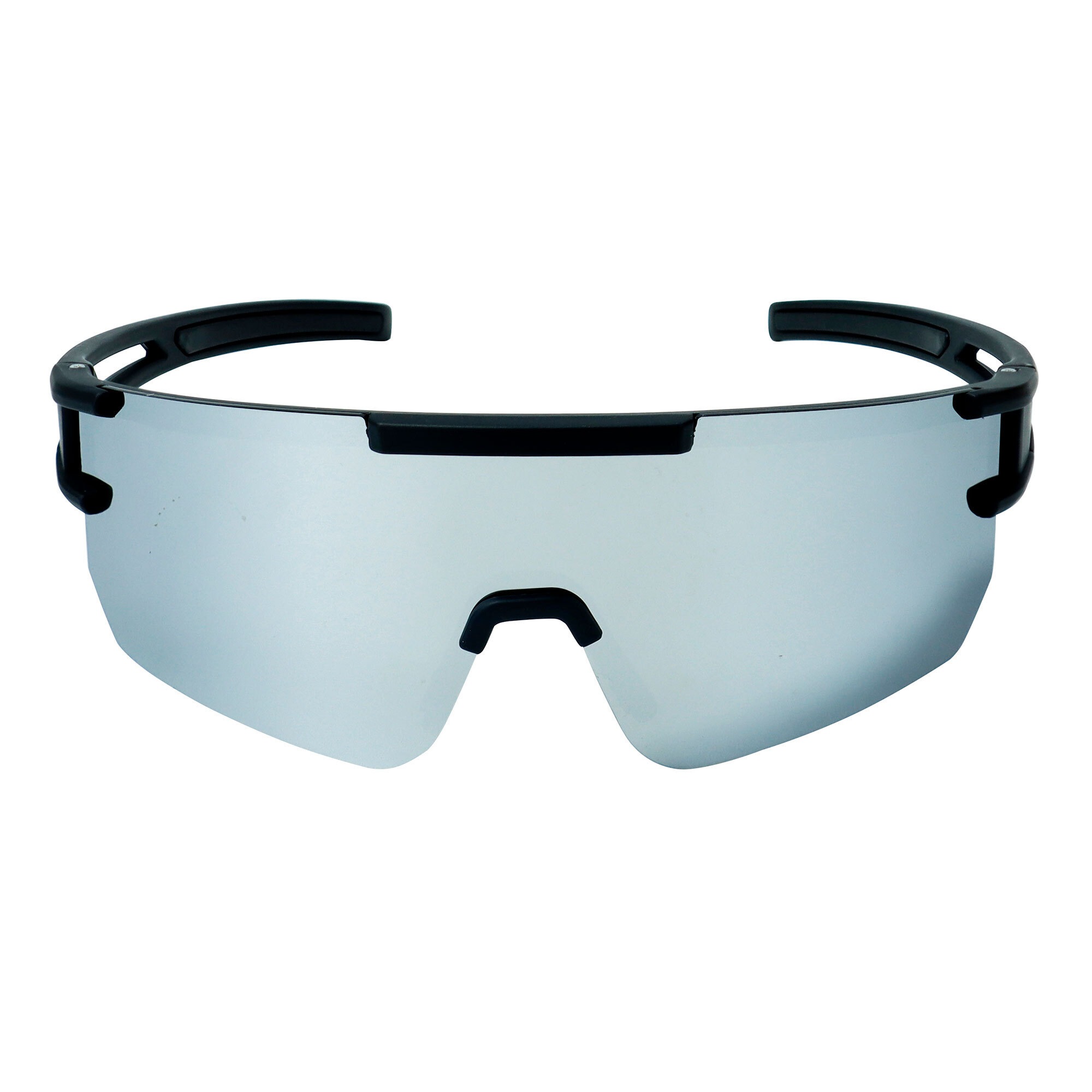 YEAZ Sportbrille »Sport-Sonnenbrille Black/Silver Mirror SUNSPARK«