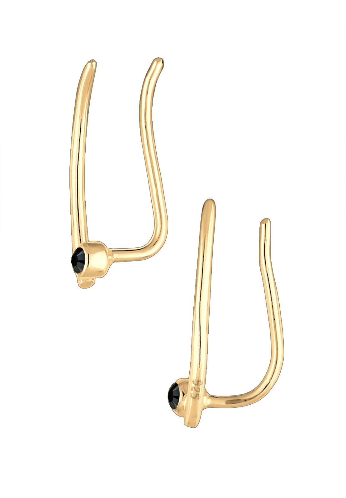 Elli Paar Ohrstecker »Ear Climber Kristalle Trend 925 Silber« GE8653