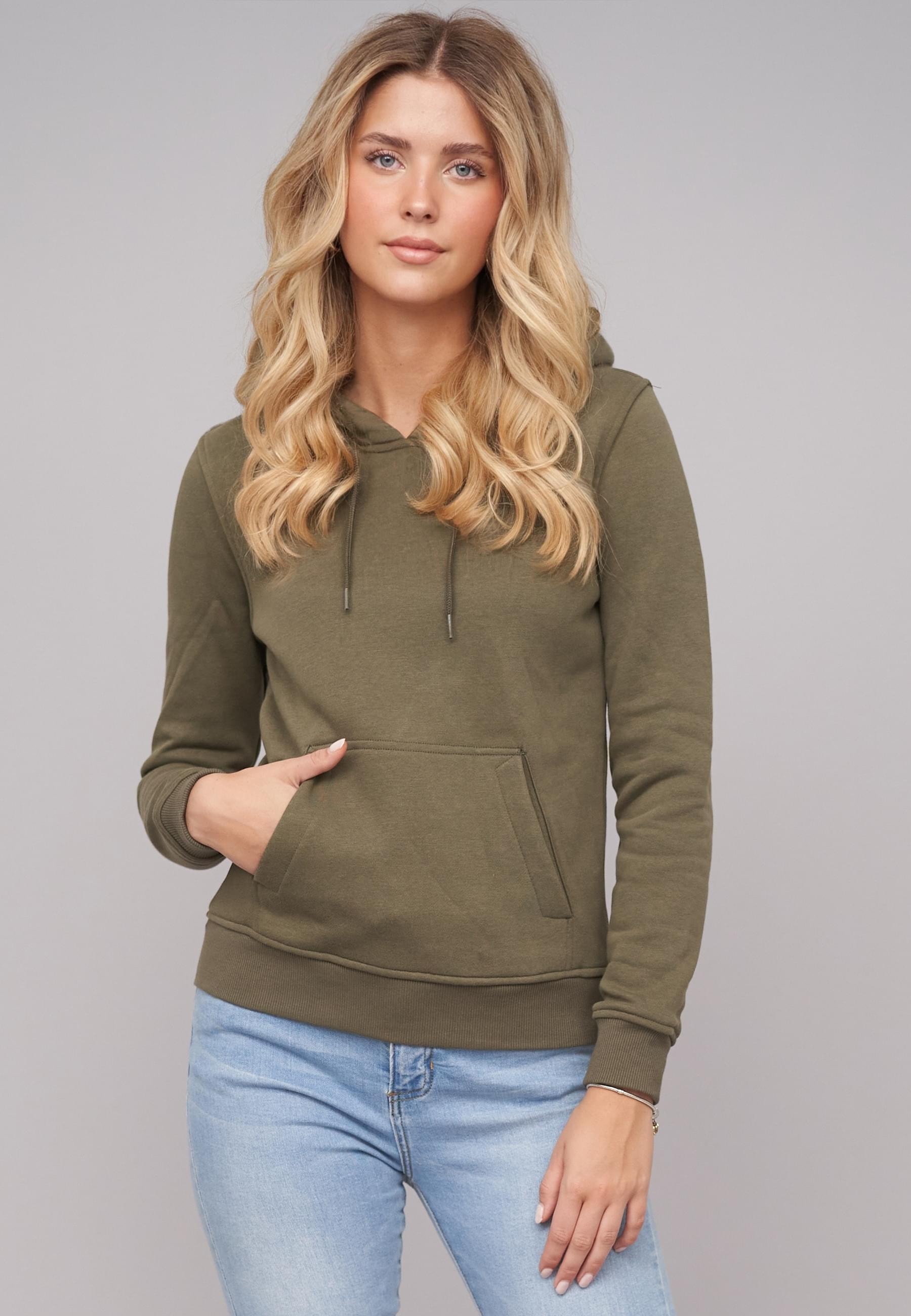 CLOUD 5IVE Kapuzenpullover »CLOUD 5IVE Ladies Good Things Coming Olive Hoody«, 1 Stk.
