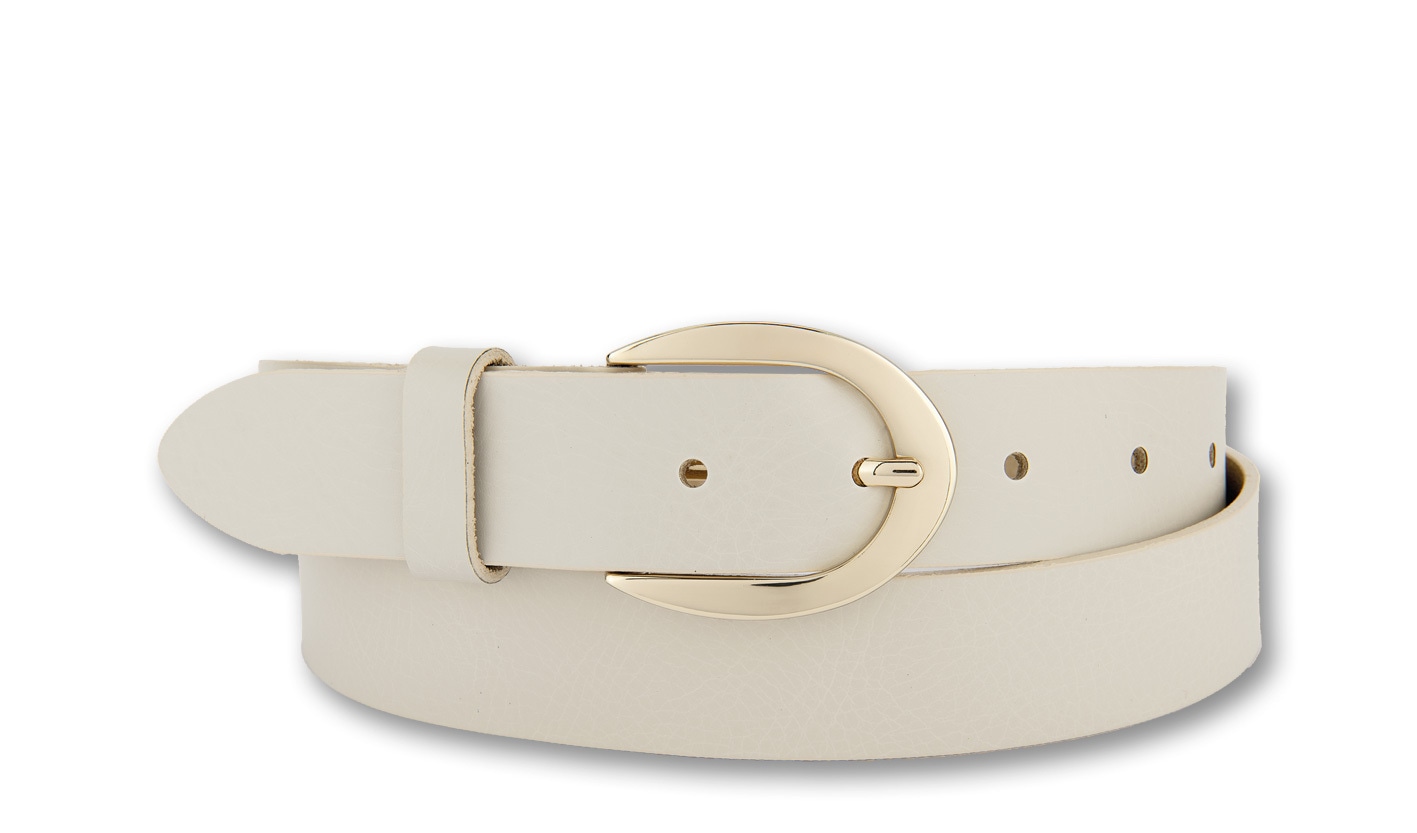 BERND GÖTZ Ledergürtel "Ledergürtel mit aparter flächiger Goldschließe" günstig online kaufen
