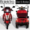 Rolektro Elektromobil »Rolektro E-Trike 15 V.3 Lithium«, 1000 W, 15 km/h, (mit Topcase)