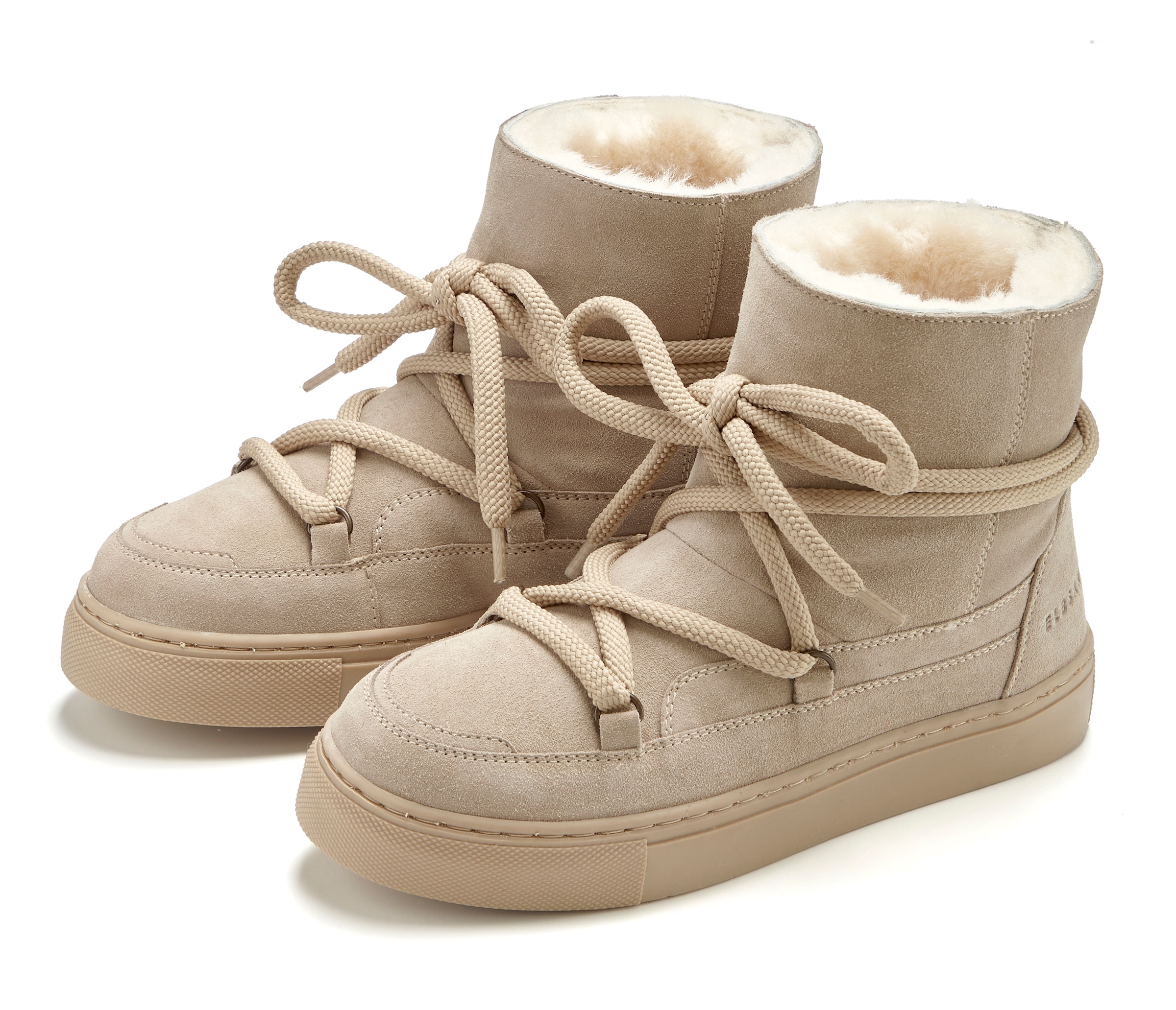 Elbsand Stiefelette »Boots, Winterstiefelette, Winterboots, Stiefel, Lederstiefelette«  Winterstiefel aus Leder mit kuscheligem Lammfell