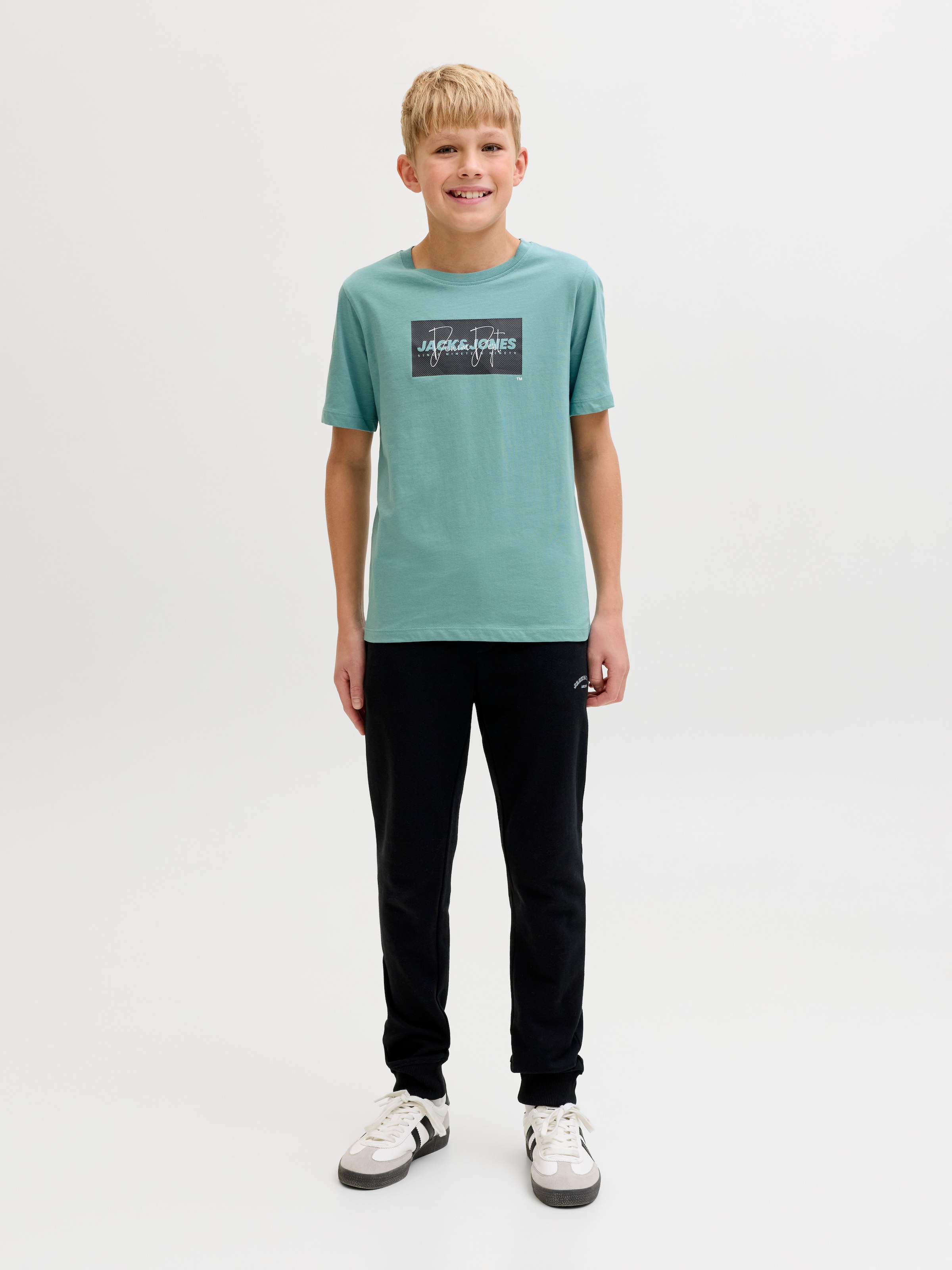 Jack & Jones Junior T-Shirt »JJCOLE PRINT TEE SS CREW NECK JNR« mit Logoprint