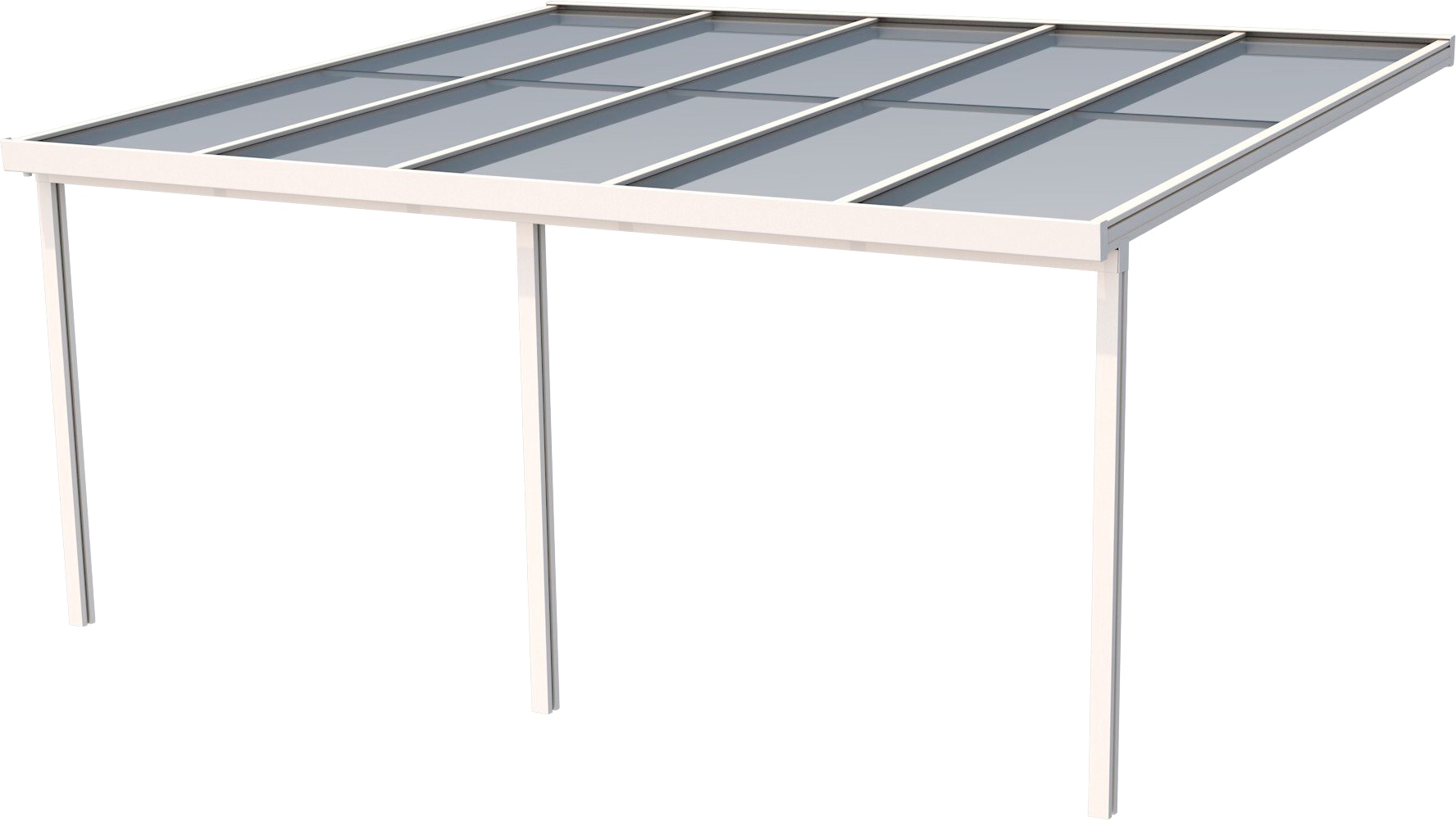 GUTTA Terrassendach "Premium", BxT: 510x406 cm, Dach Polycarbonat Opal