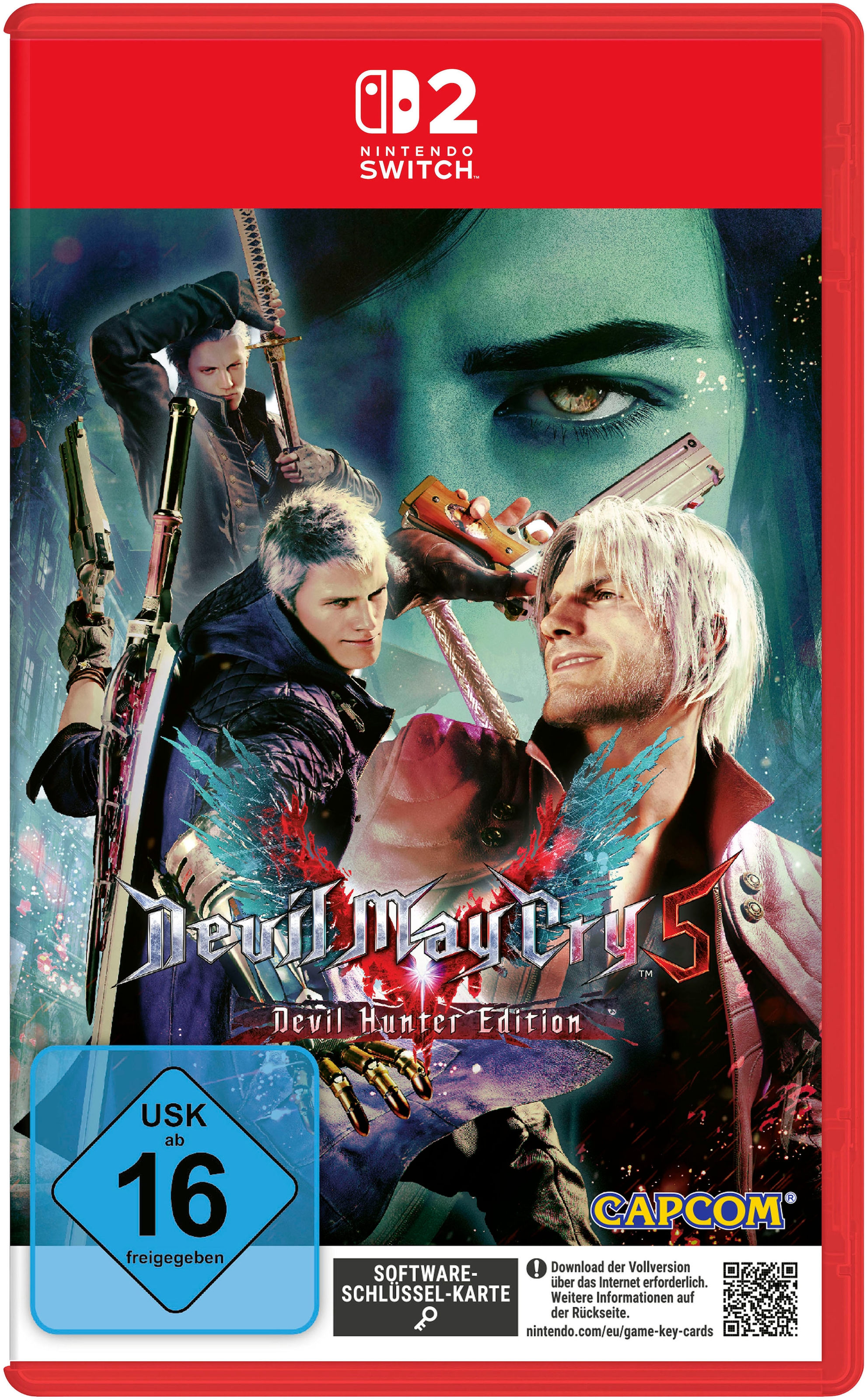 CAPCOM Spielesoftware "Devil May Cry 5 Devil Hunter Edition", Nintendo Switch 2, bunt, Spielesoftware