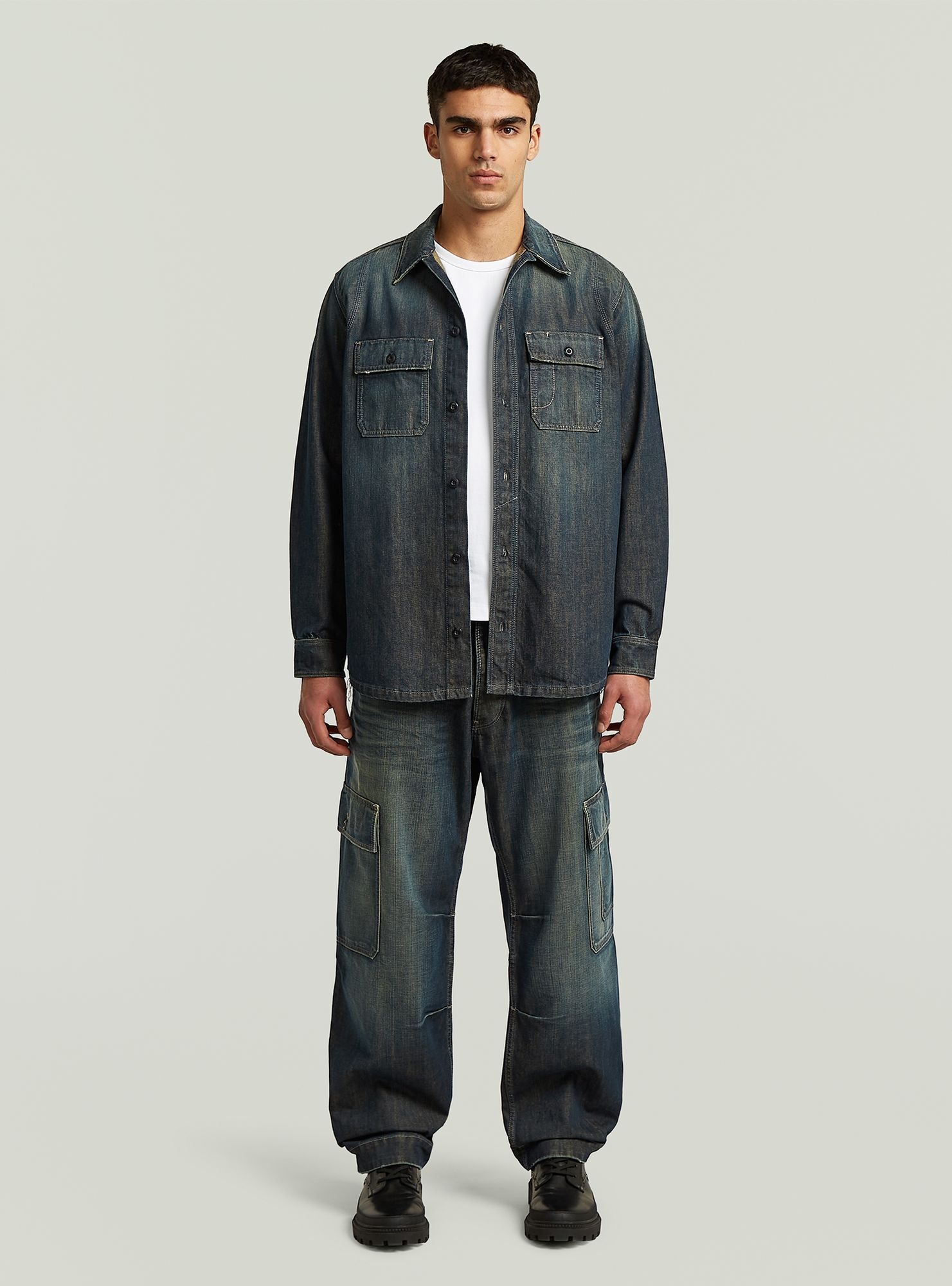 G-STAR Langarmshirt »Utility Relaxed Hemd«