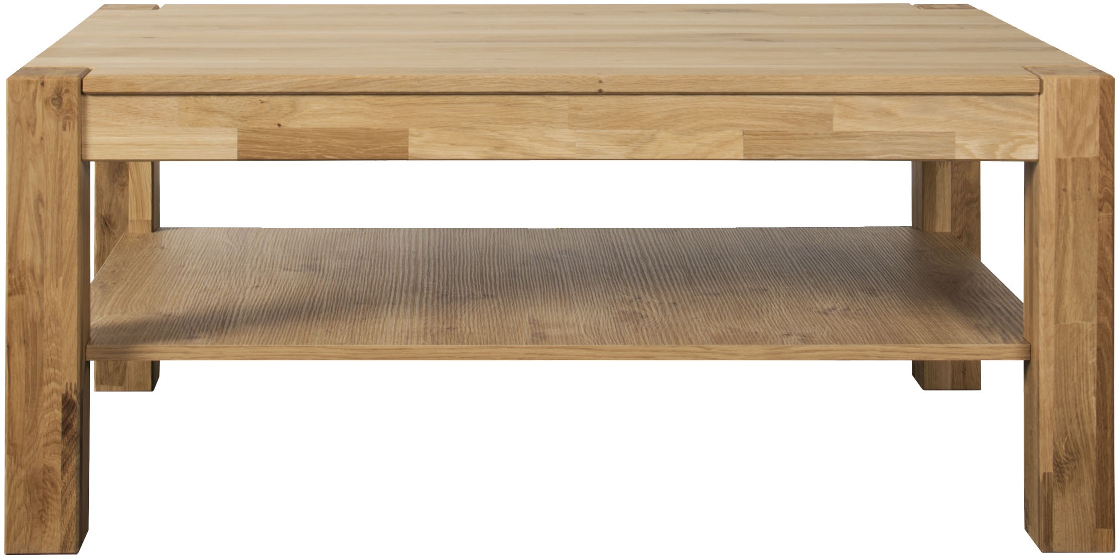 VOGL Möbelfabrik Couchtisch "Toronto" in 2 Größen, mit Ablageboden, teilmas günstig online kaufen