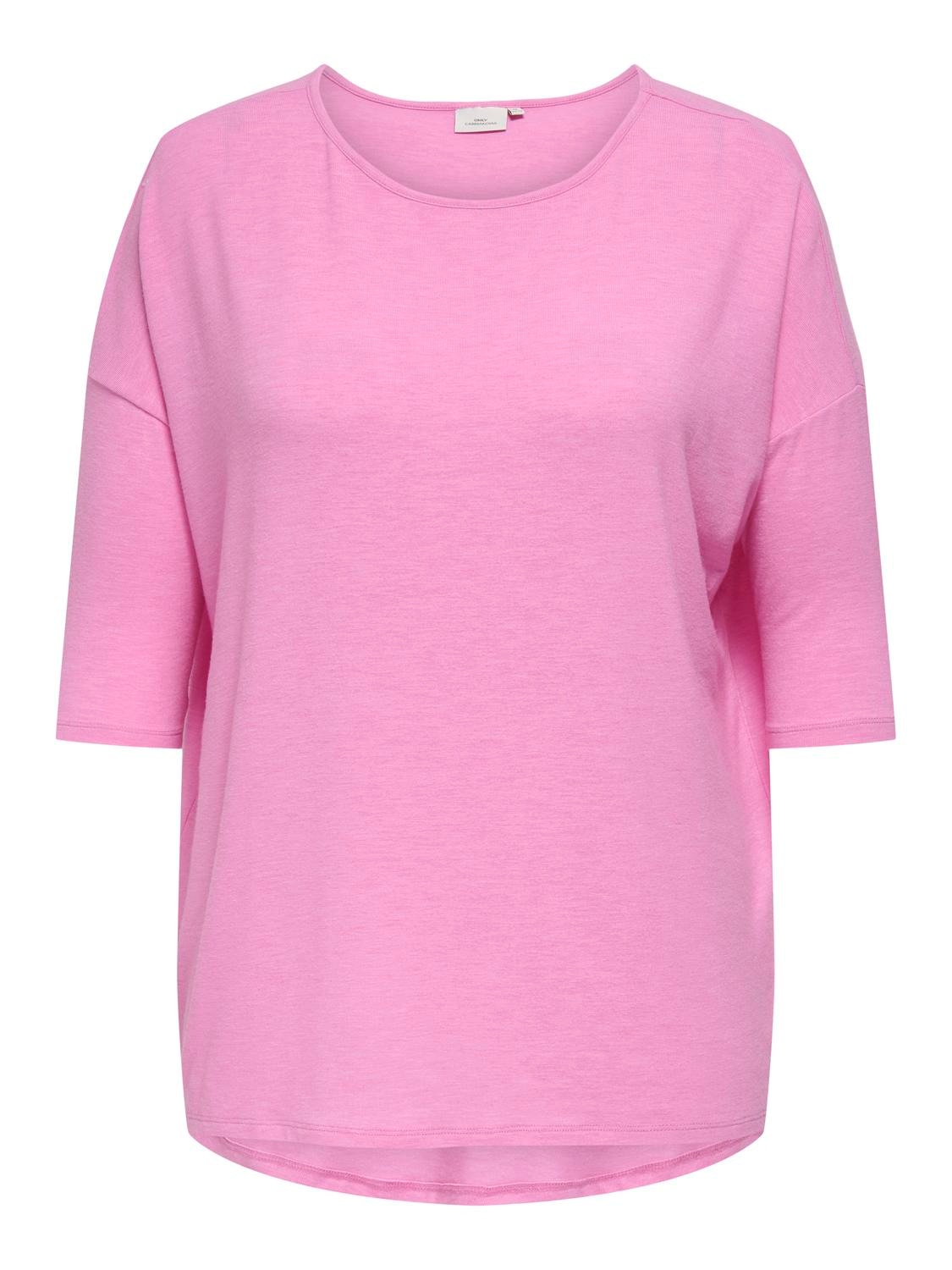 ONLY CARMAKOMA 3/4-Arm-Shirt »CARLAMOUR 3/4 TOP JRS NOOS«