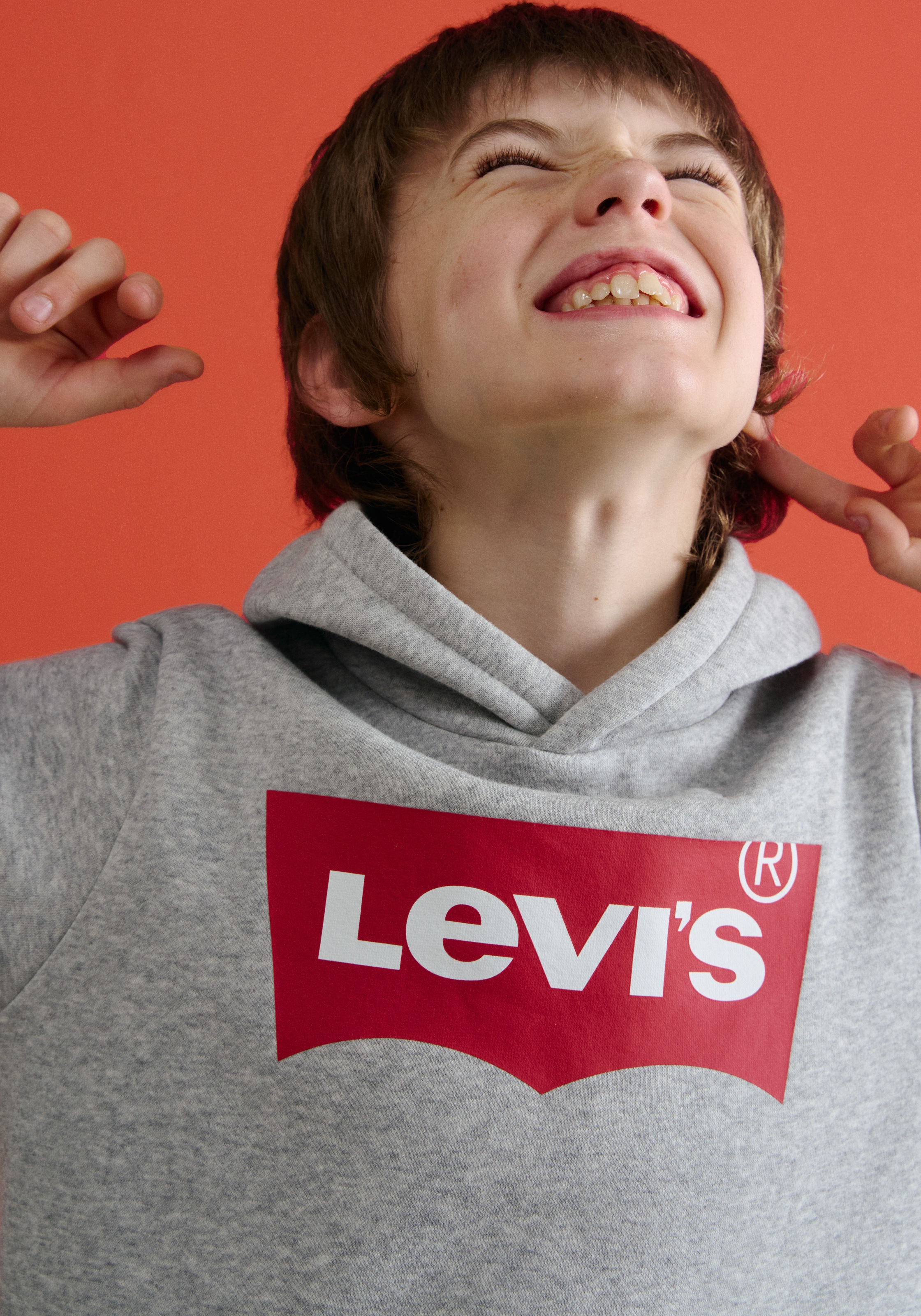 Levi's® Kids Kapuzensweatshirt »LVB BATWING PULLOVER HOODIE«, for BOYS