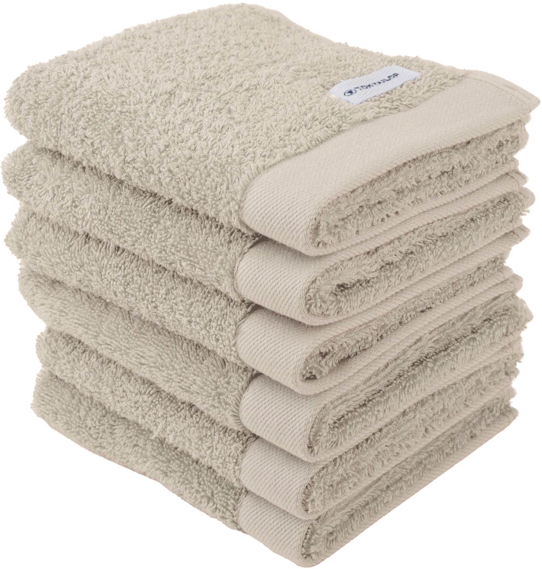 TOM TAILOR HOME Gästehandtuch "COLOR BATH" 100% Baumwolle, 30x50 cm, uni, g günstig online kaufen