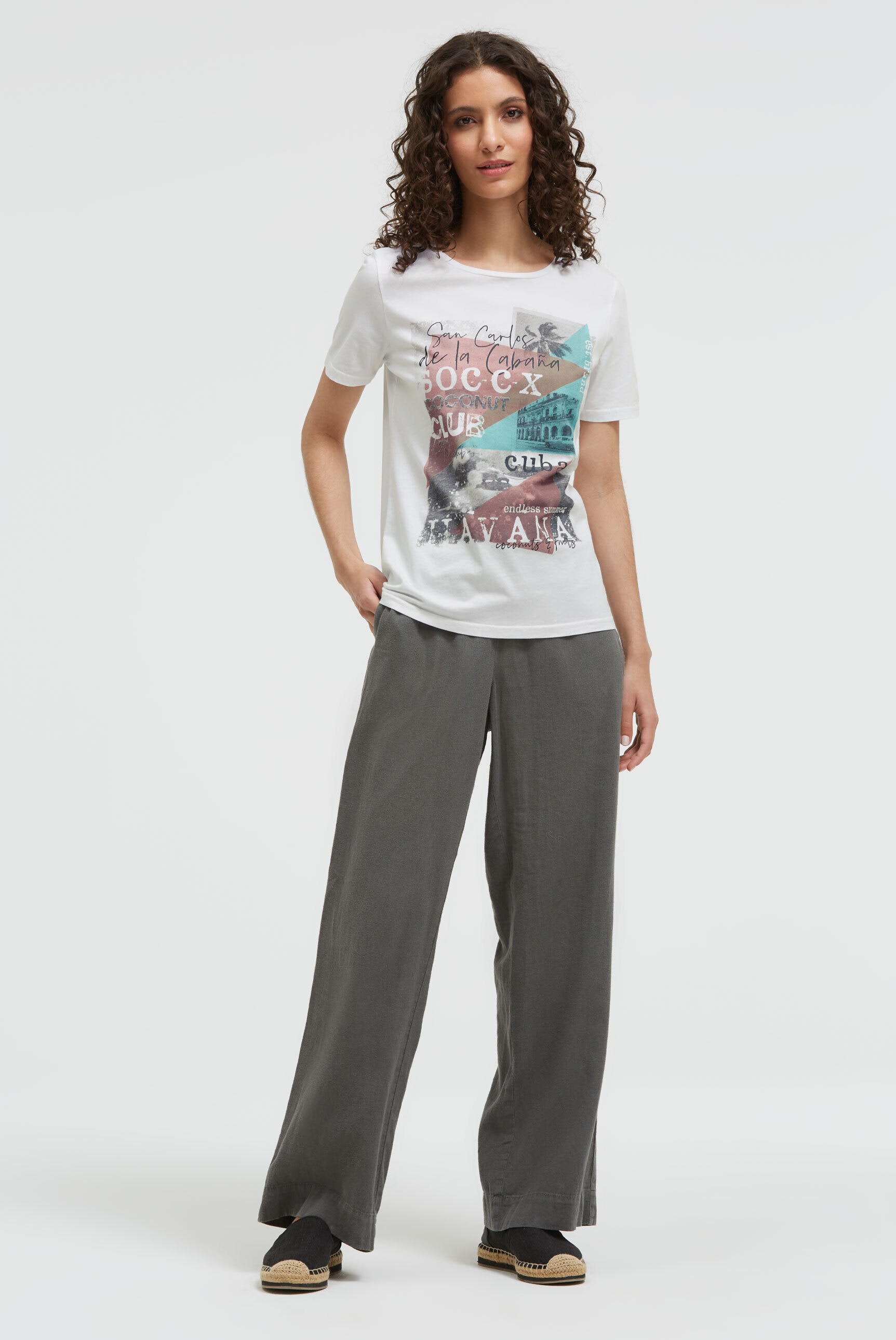 SOCCX Rundhalsshirt mit Necktape
