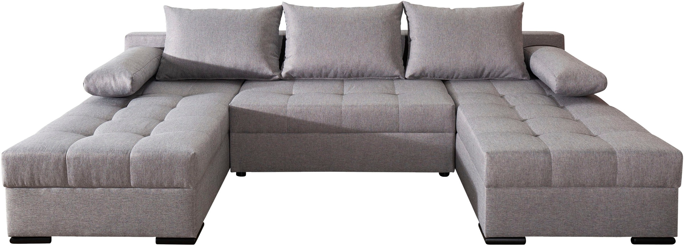 COLLECTION AB Wohnlandschaft "Josy U-Form, Breite 269 cm, Flachgewebe, Stru günstig online kaufen