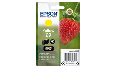 Tintenpatrone »Epson Strawberry Singlepack Yellow 29 Claria Home Ink«