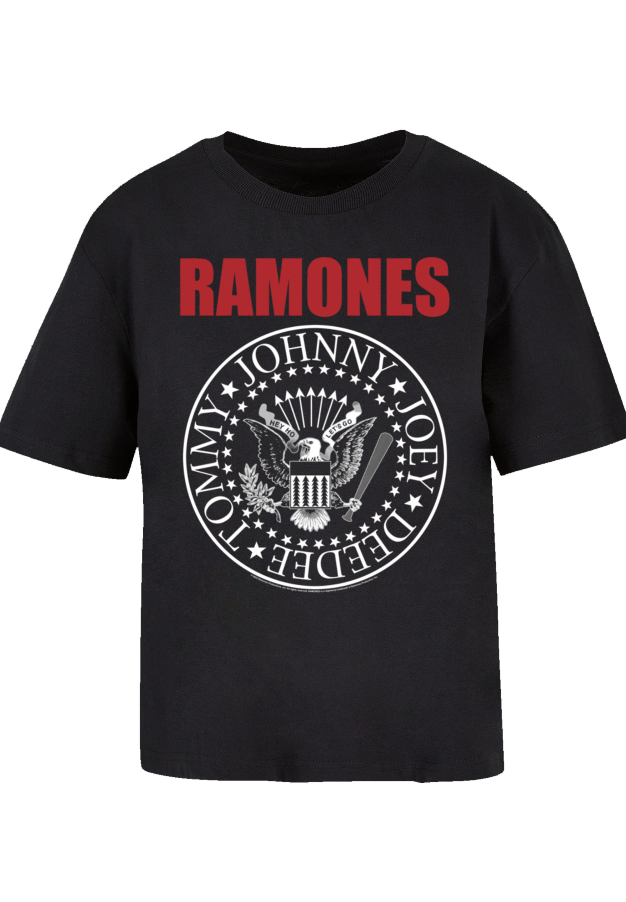 F4NT4STIC T-Shirt »Ramones Rock Musik Band, Rock-Musik bestellen Qualität, Premium Band BAUR Text Seal«, | Red für