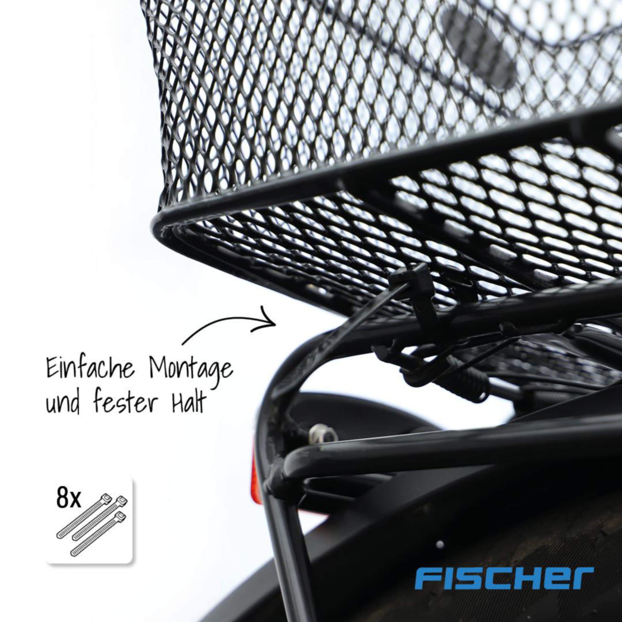FISCHER Fahrrad Fahrradtasche »MONTIS EM 1922 418 48 sw«, (mit Akku-Ladegerät-mit Werkzeug)