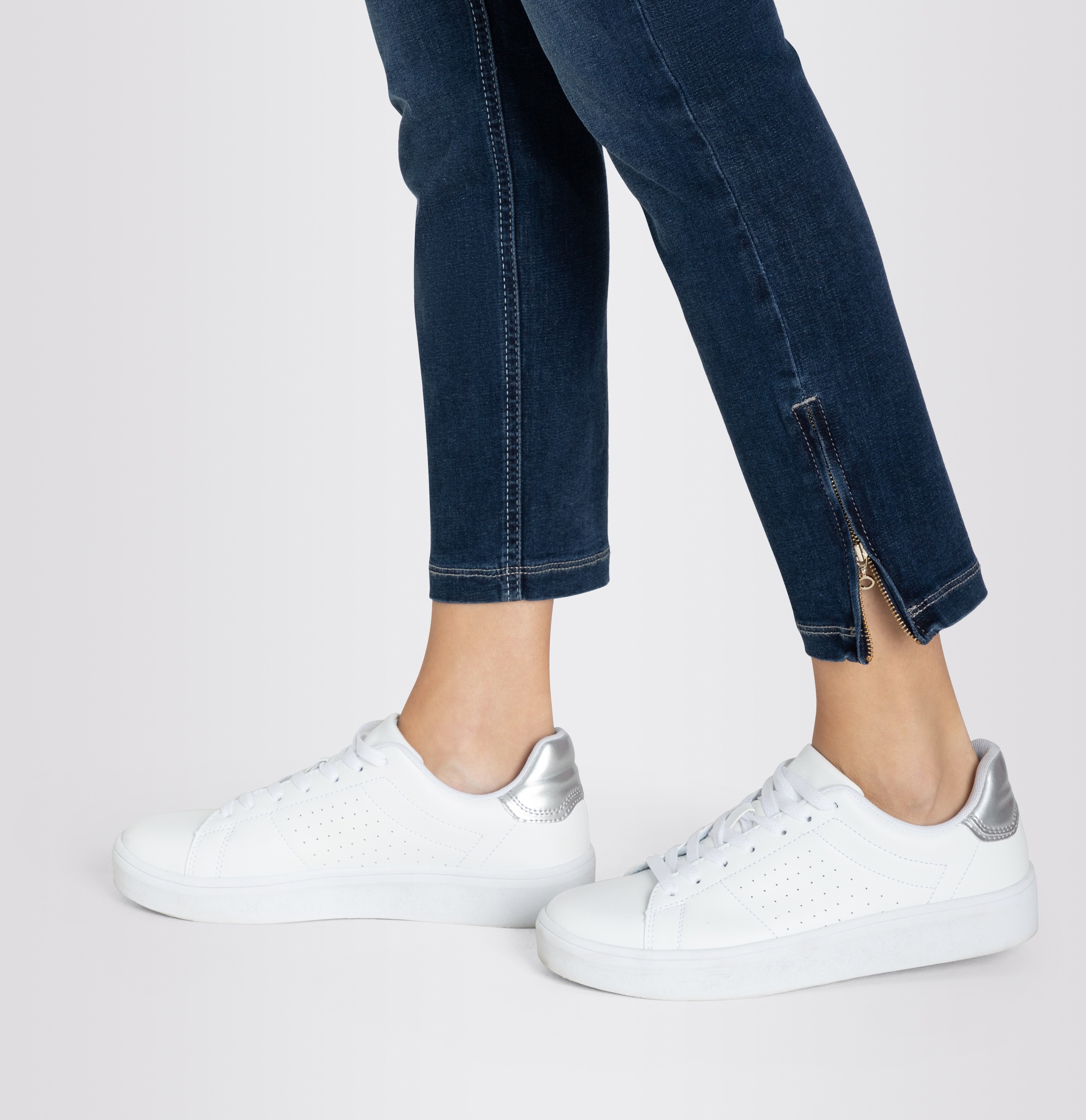 MAC 7/8-Jeans »Dream Chic«, verkürzte Form mit Reißverschluss