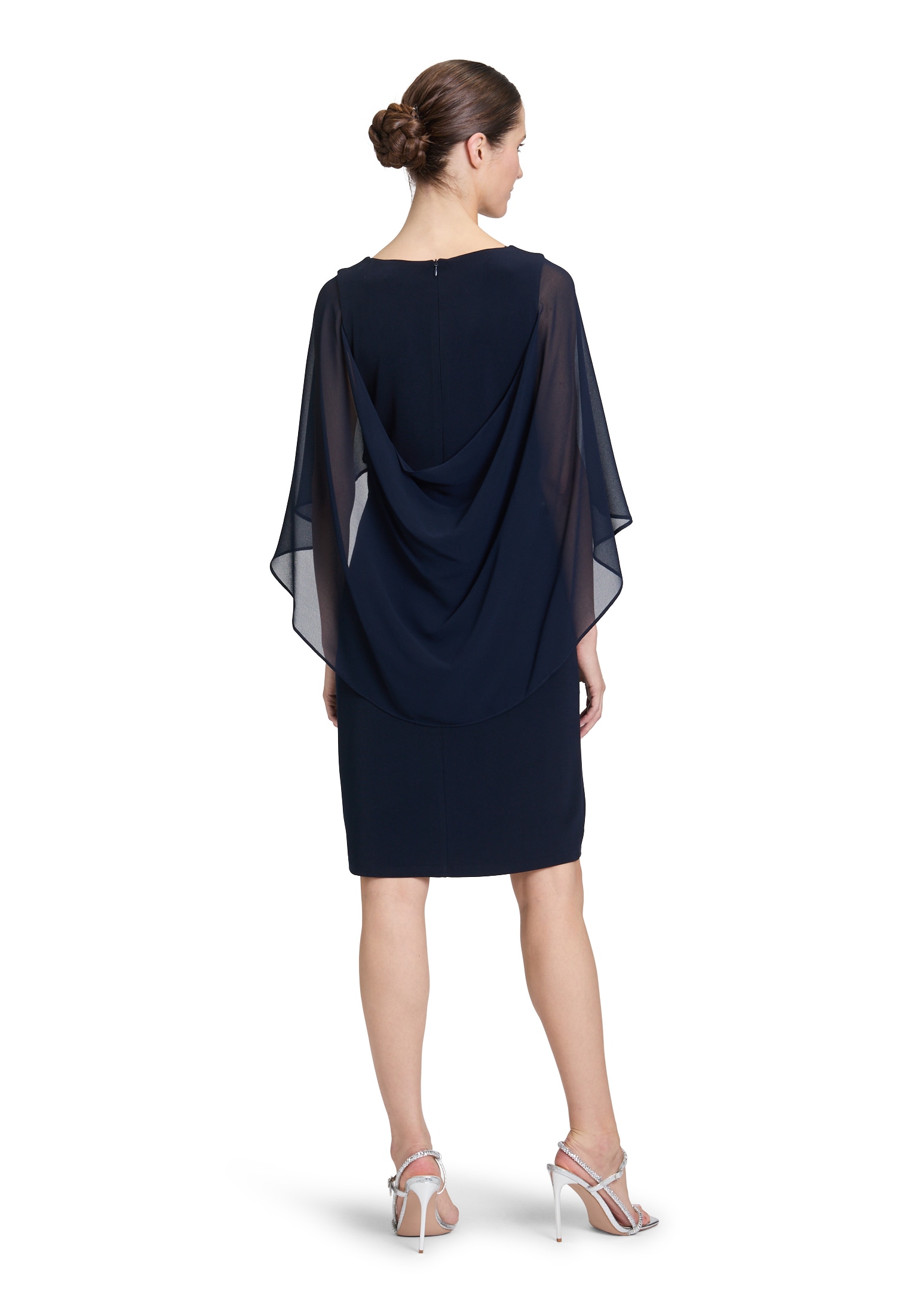 Vera Mont Cocktailkleid »Vera Mont Cocktailkleid mit Raffung«, Materialmix