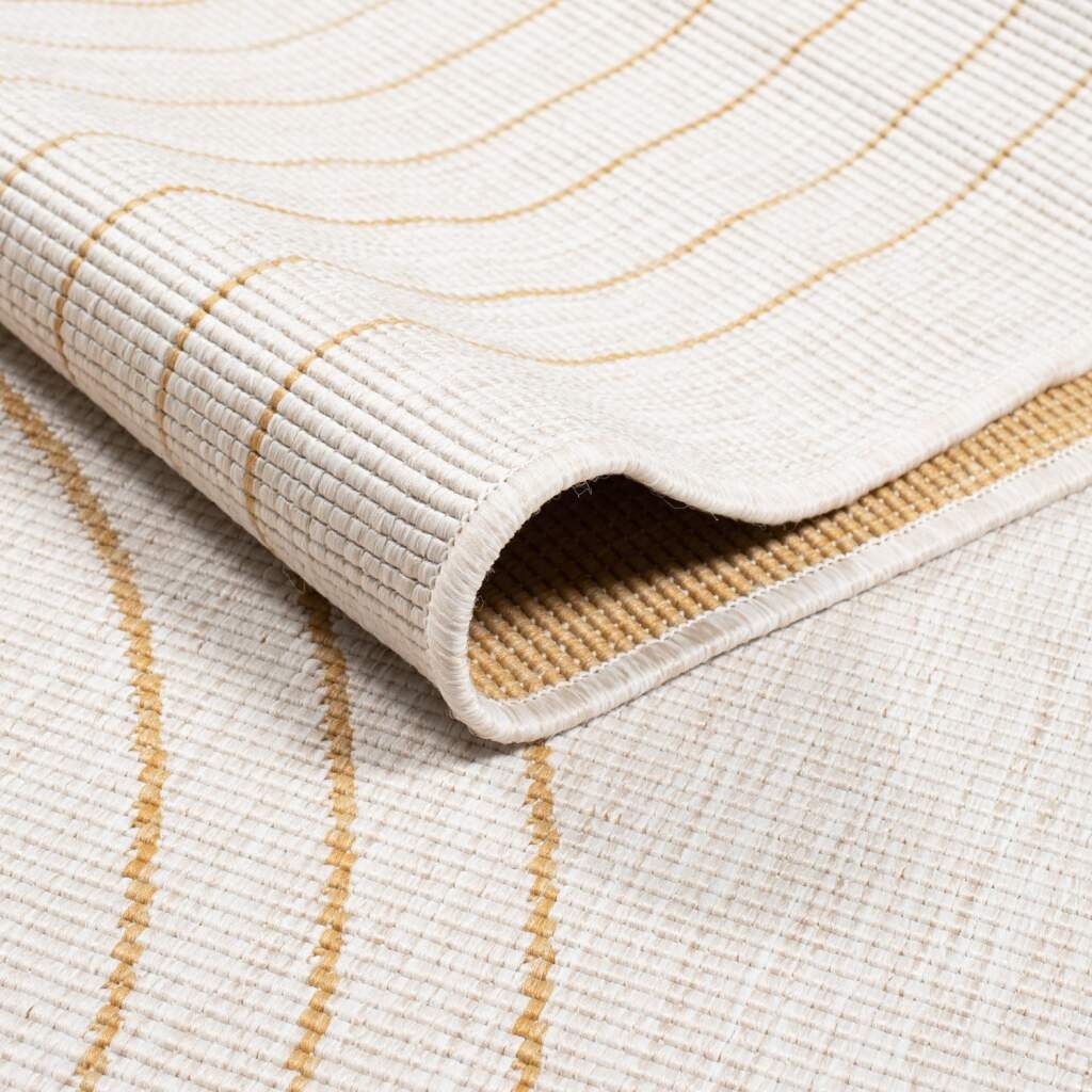 Carpet City Outdoorteppich »DUO RUG 5739«, rechteckig, 5 mm Höhe, Wendeteppich Wetterfest In- & Outdoor, Balkon, Terrasse, Wohnzimmer