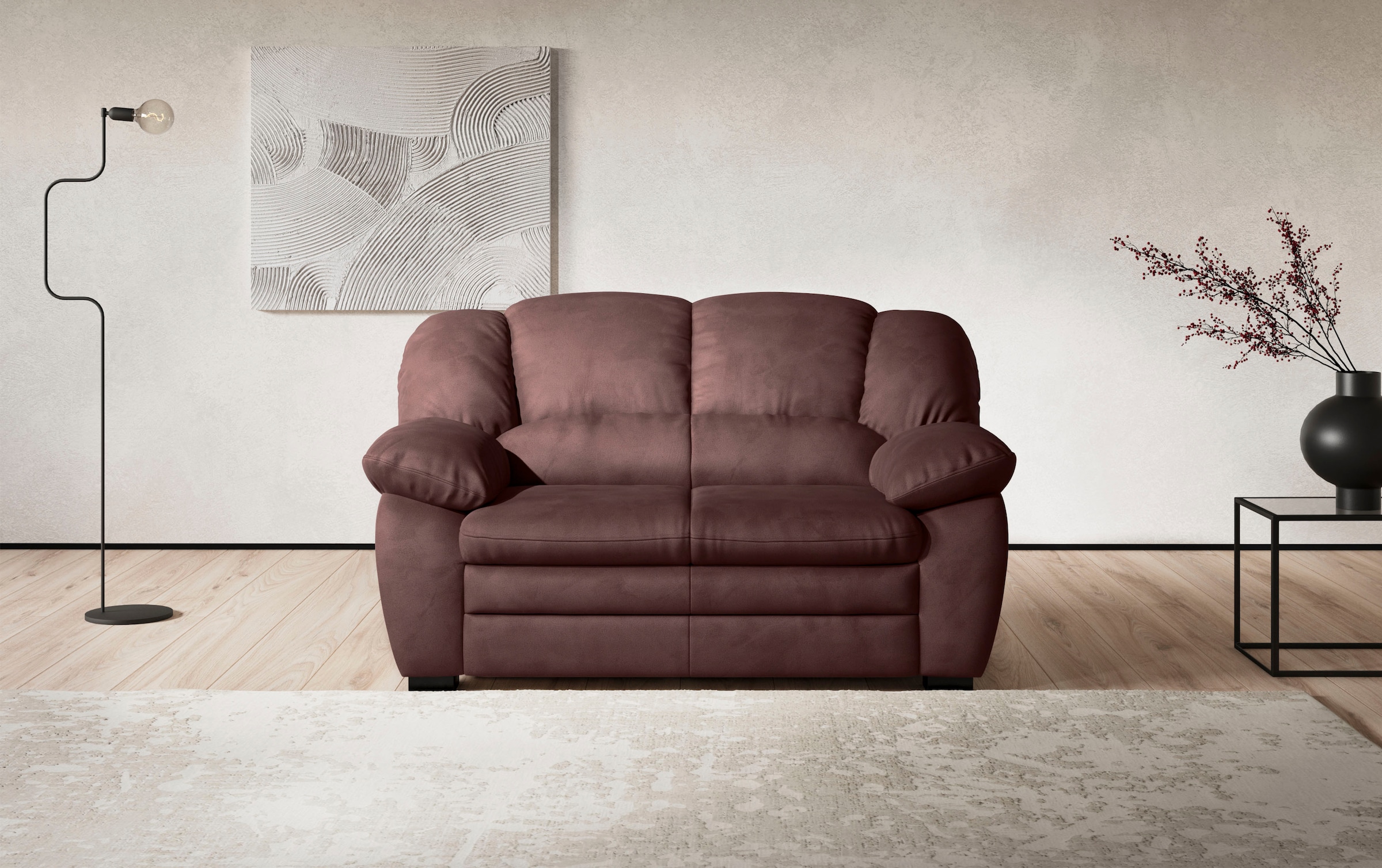 COTTA 2-Sitzer "Casino Sofa, mit extra breiten Armlehnen, B: 159 cm" Polstergarnitur, auch als Set erhältlich