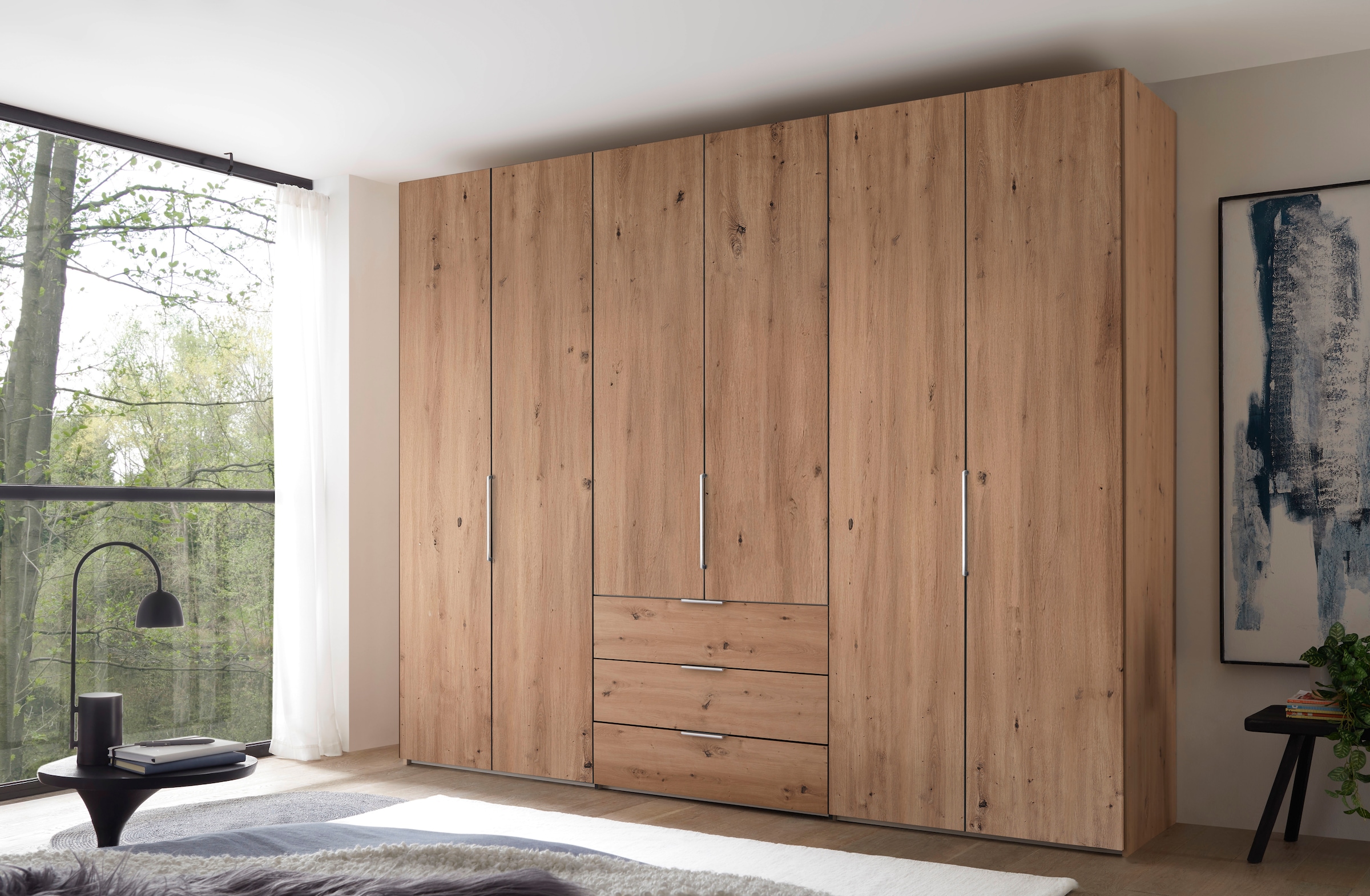 STAUD Drehtürenschrank »Extenso, edles Design in hochwertiger Qualität, Made in Germany« mit 3 Frontschubkästen