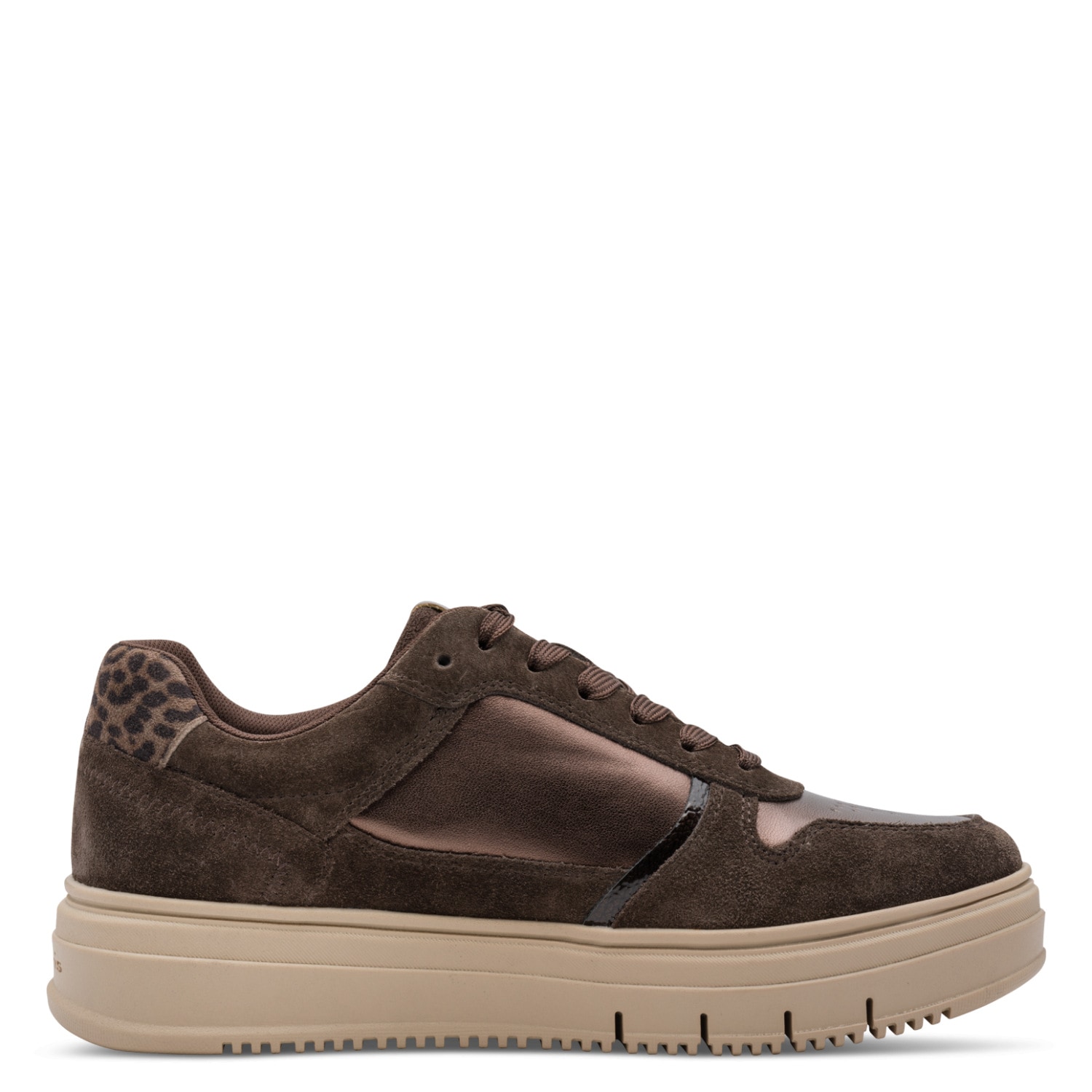 Tamaris Plateausneaker  Halbschuh, Schnürer, Freizeitschuh mit Kontrastbesätzen