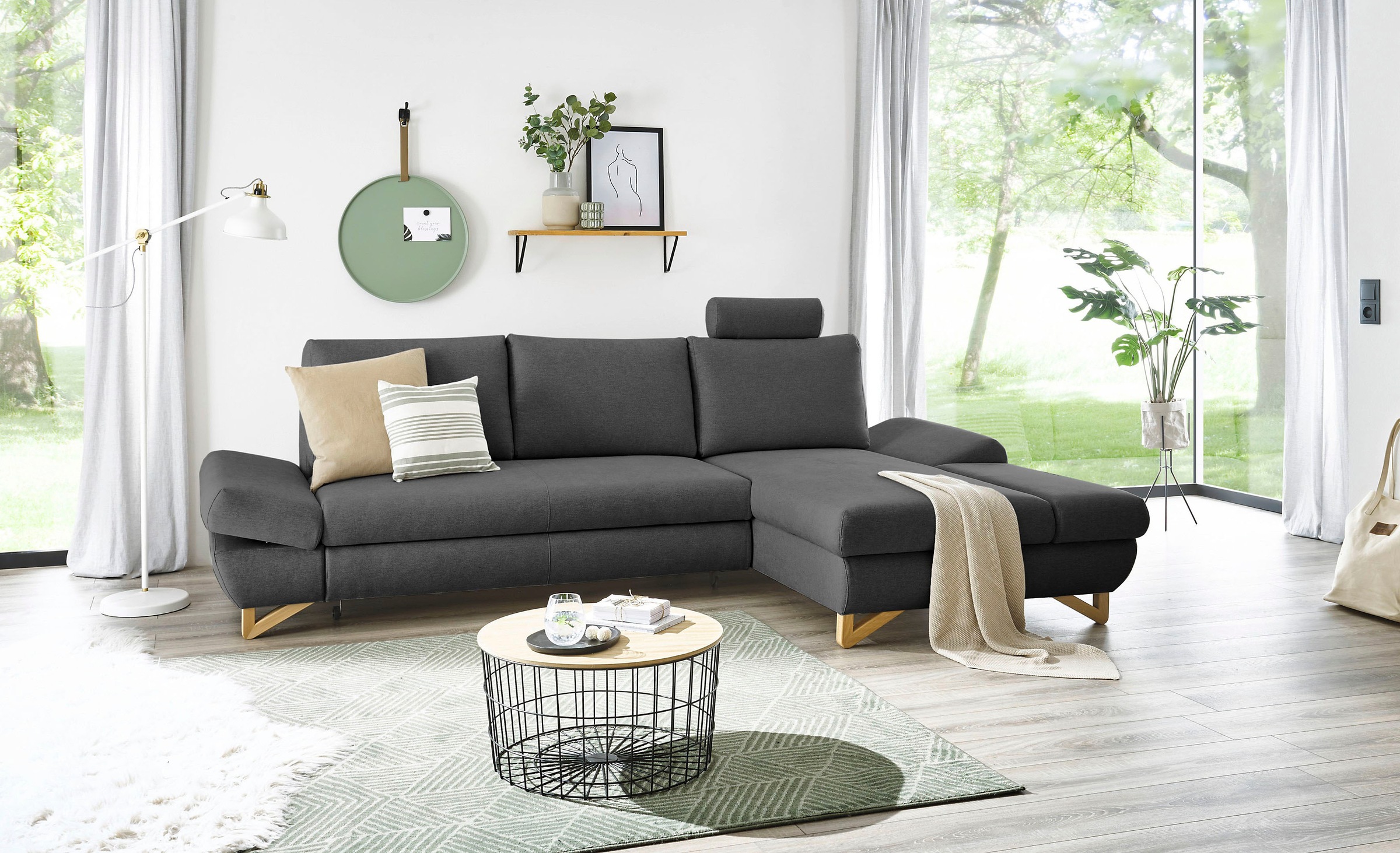 INOSIGN Schlafsofa »City/Giron«, komfortable Bettfunktion (Liegefläche 245 x 138 cm), sowie Bettkasten