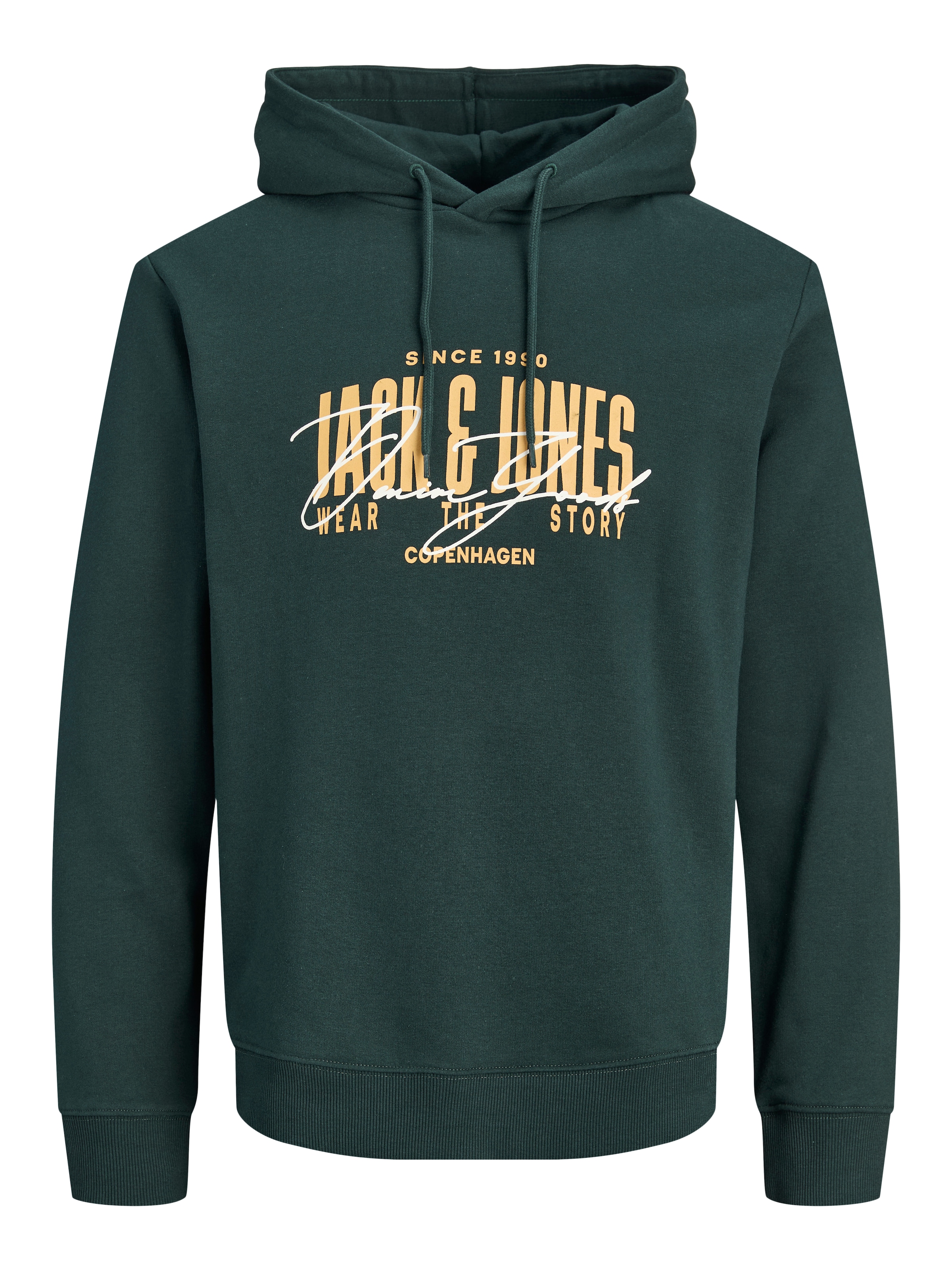 Jack & Jones "JJAERO SWEAT HOOD", Materialmix, regular fit