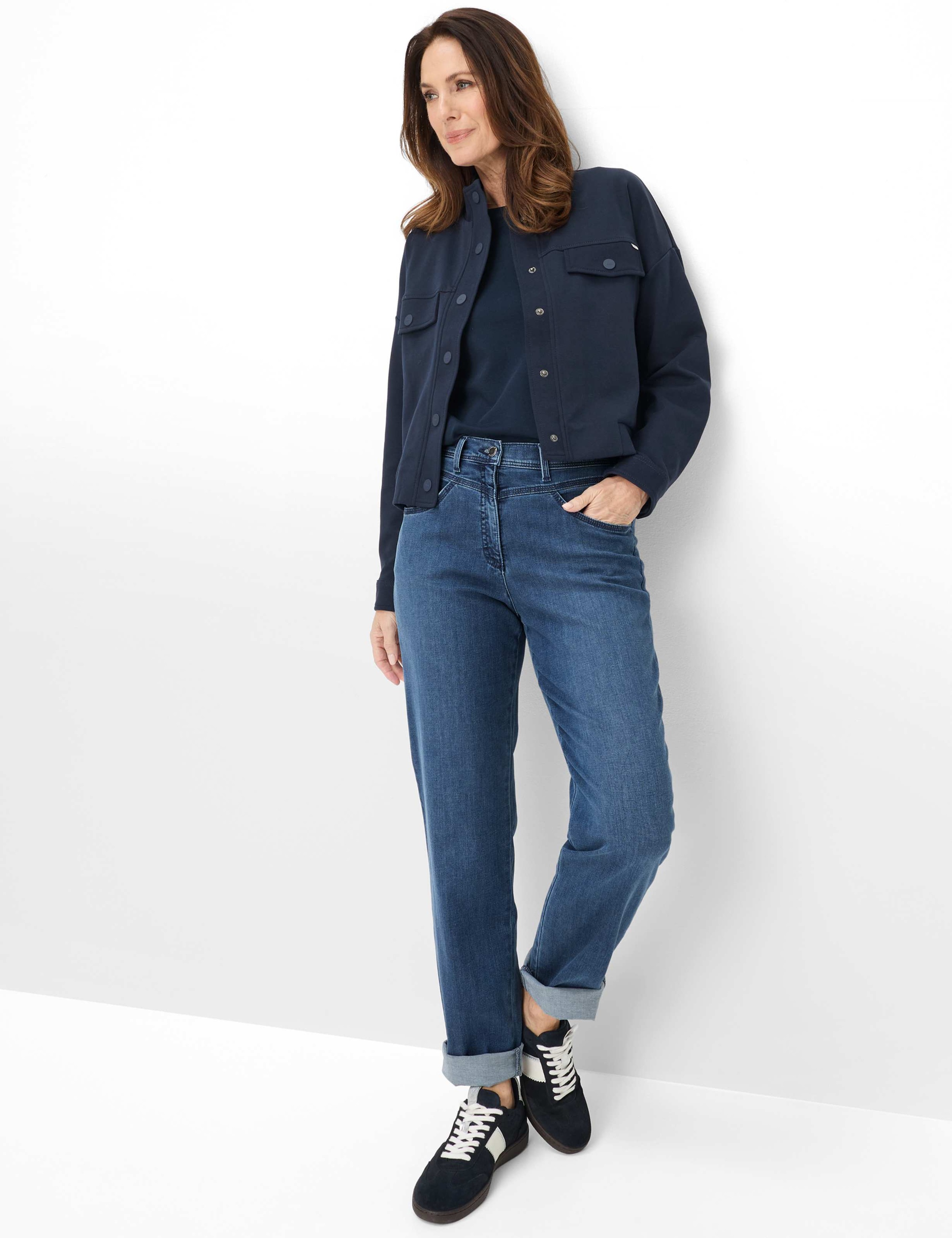 BRAX CAREN NEW Women's 5-Pocket Jeans Blue 46 2