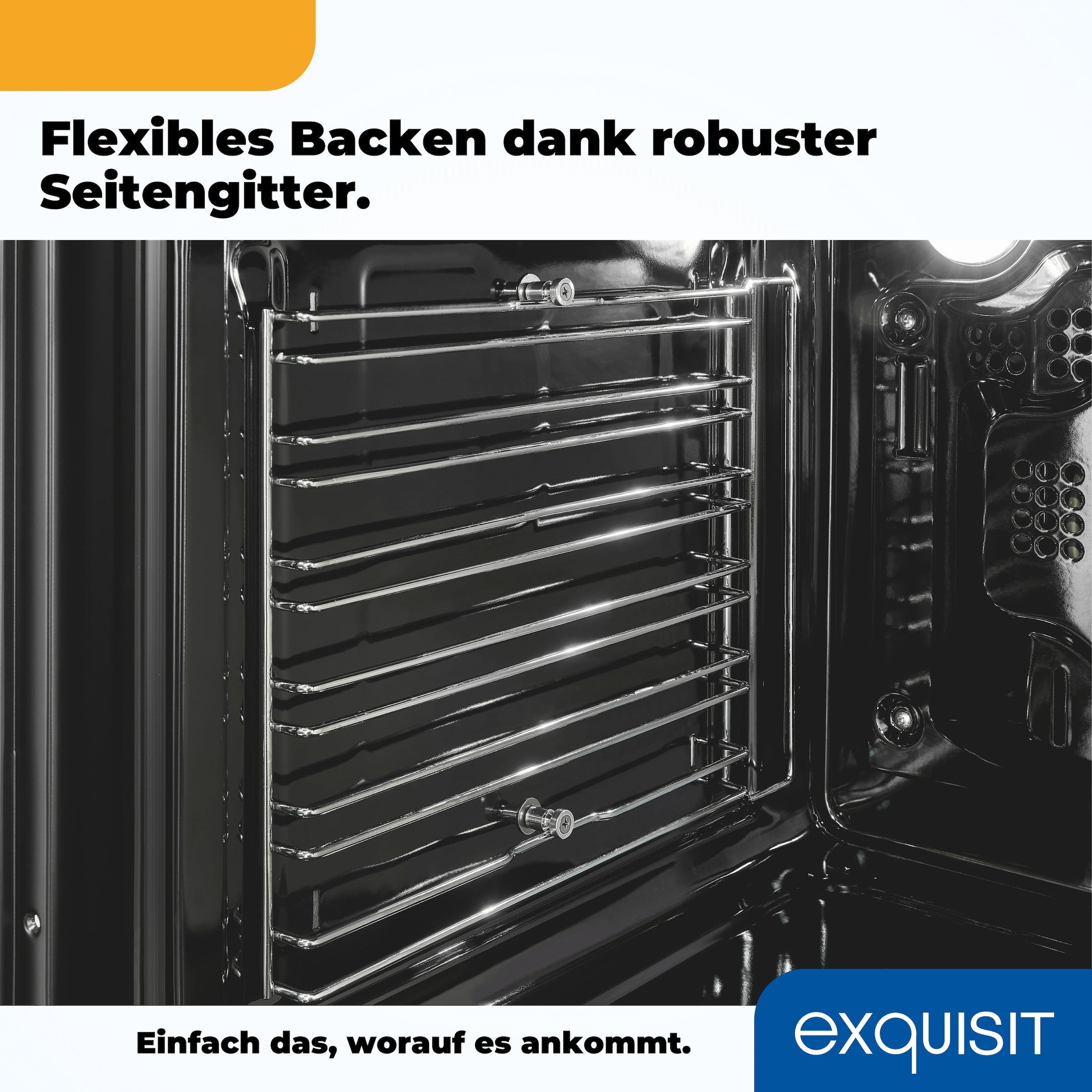 exquisit Elektro-Herd-Set »EHE285-HBZ-020schwarz«