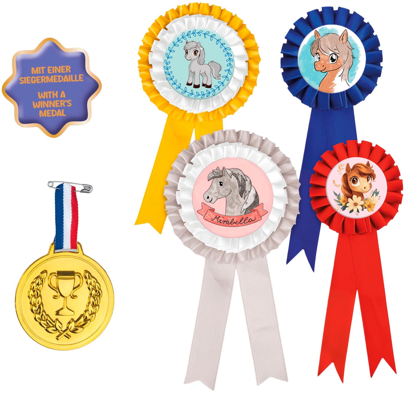 Lena® Kreativset »Siegerschleifen Hobby Horsing«