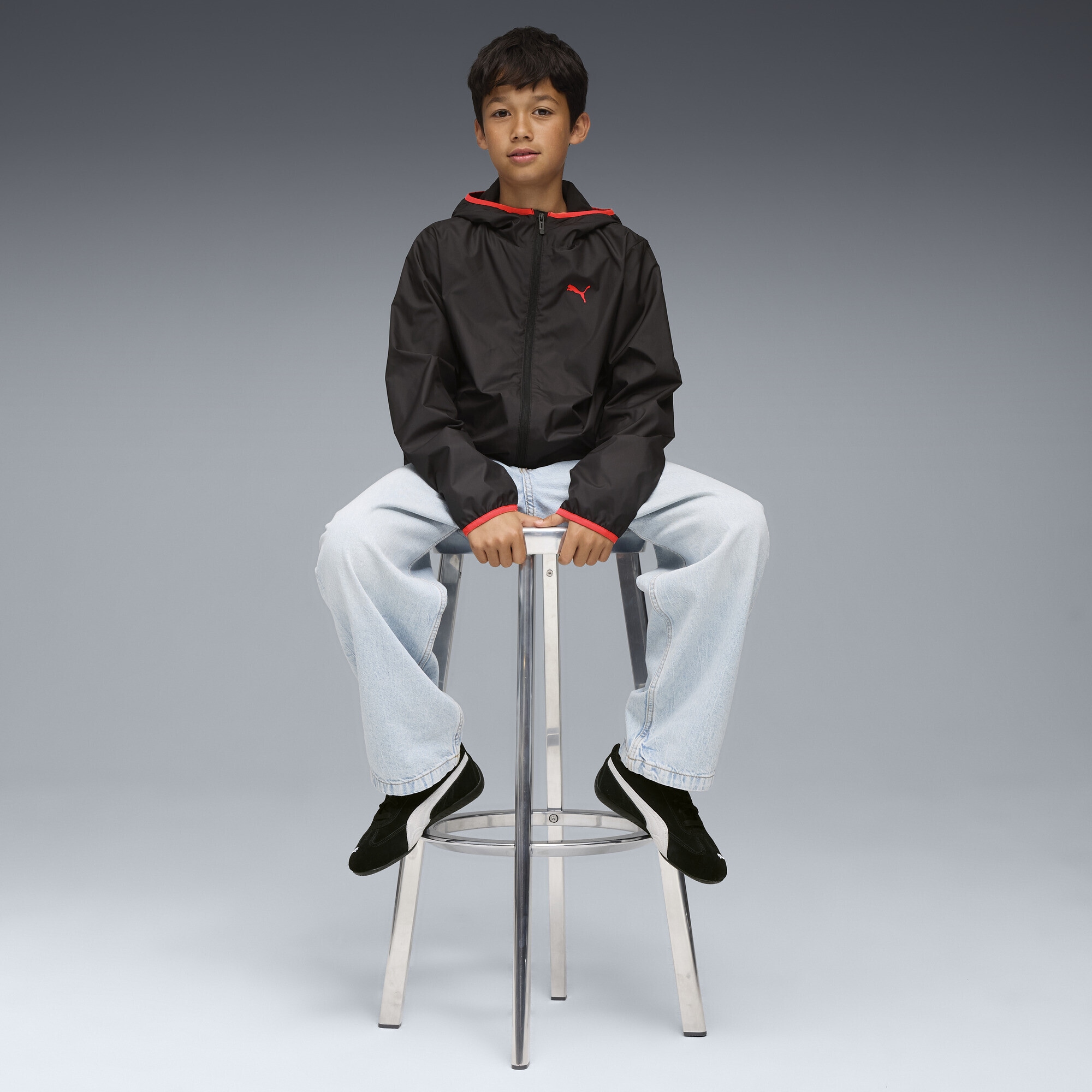 PUMA Windbreaker »Windjacke mit Fleecefutter Jugendliche«