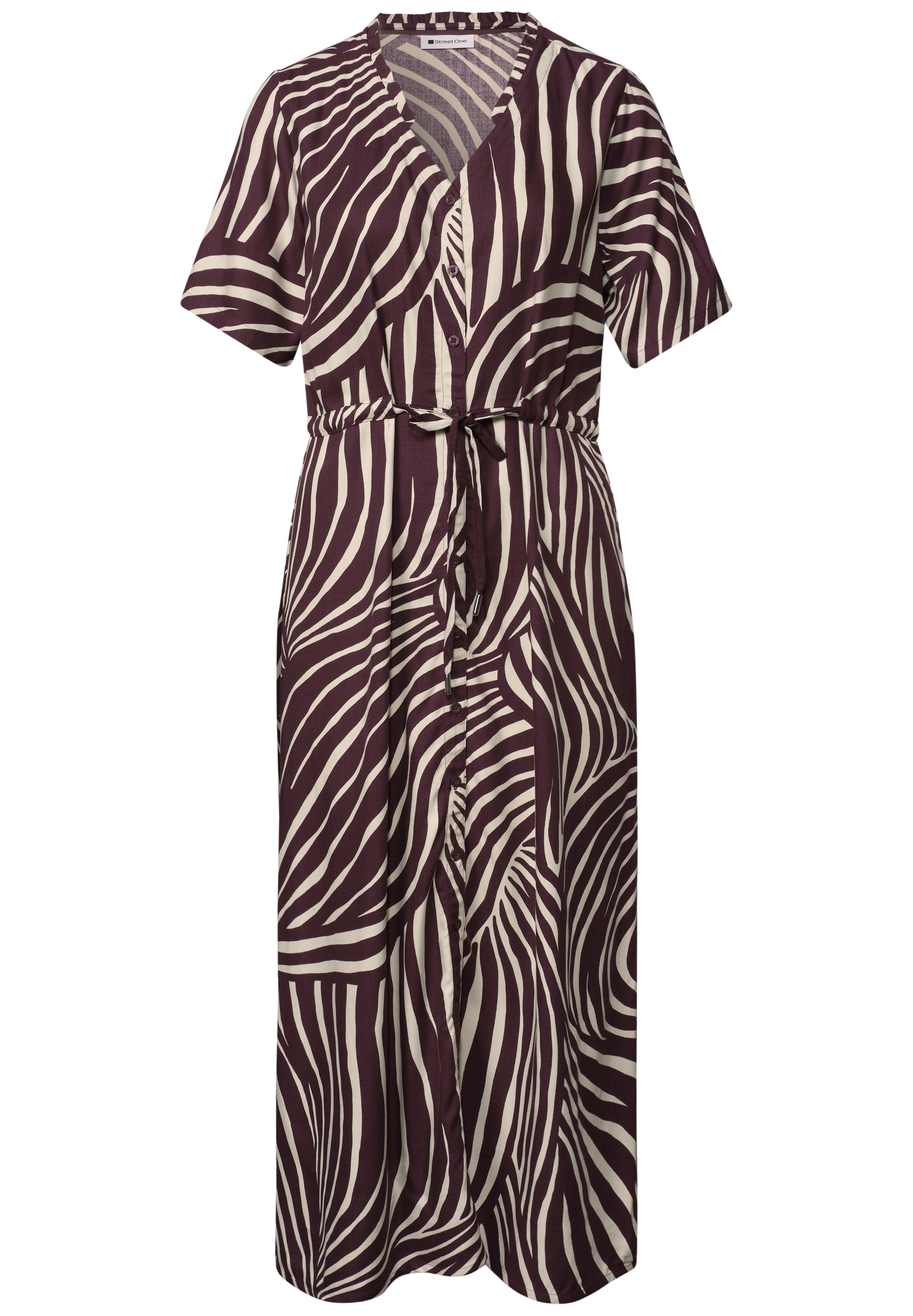 STREET ONE Maxikleid Ohne Taschen aus Viskose