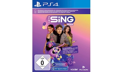 Spielesoftware »Let's Sing 2024 German Version«, PlayStation 4
