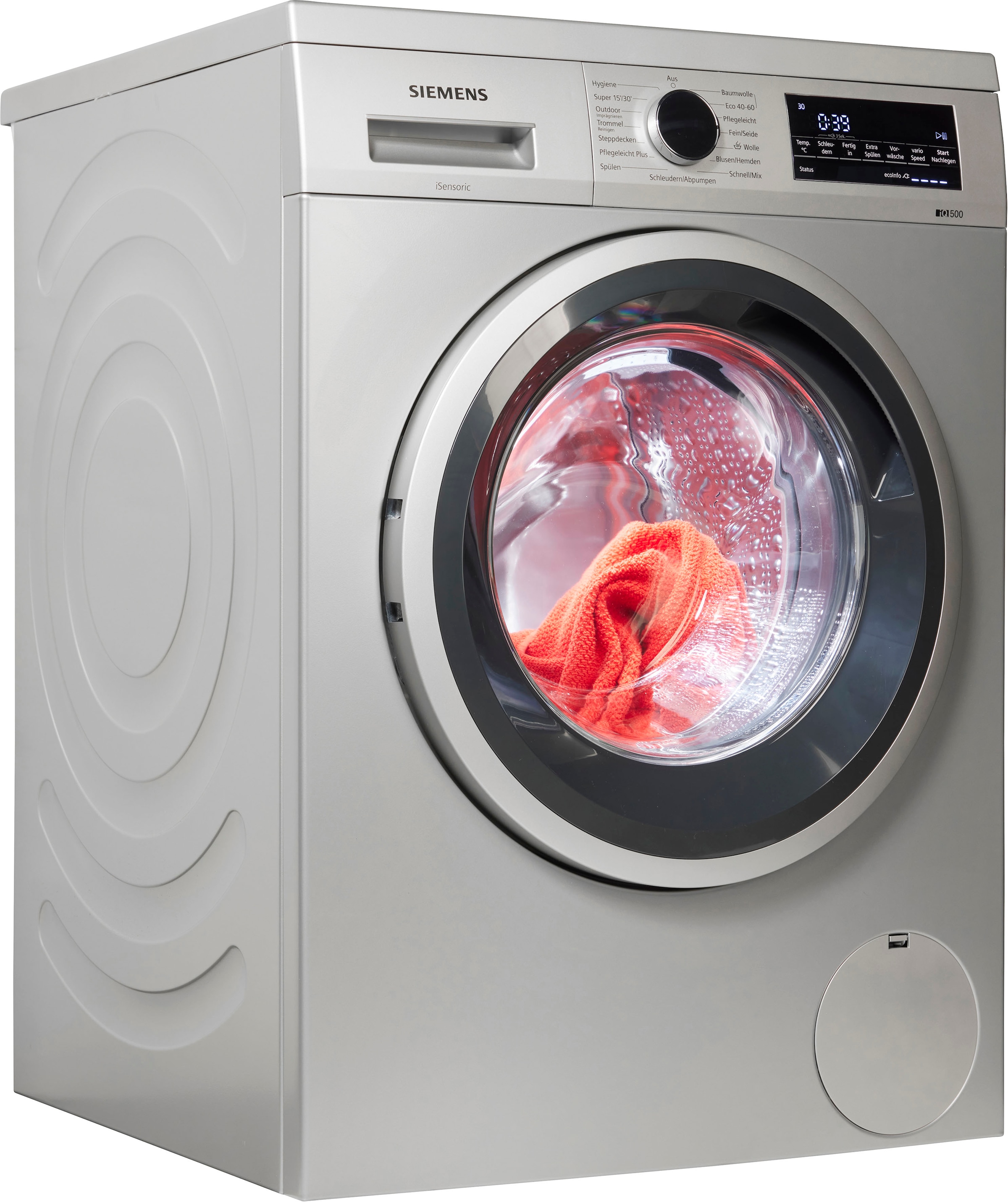 SIEMENS Waschmaschine WU14UTS9, »WU14UTS9«, Raten kg, BAUR 1400 auf 9 U/min 