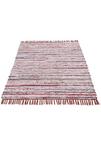 carpetfine Teppich »Kelim Chindi«, rechteckig, 6 mm Höhe, Flachgewebe Wendeteppich mit... kaufen