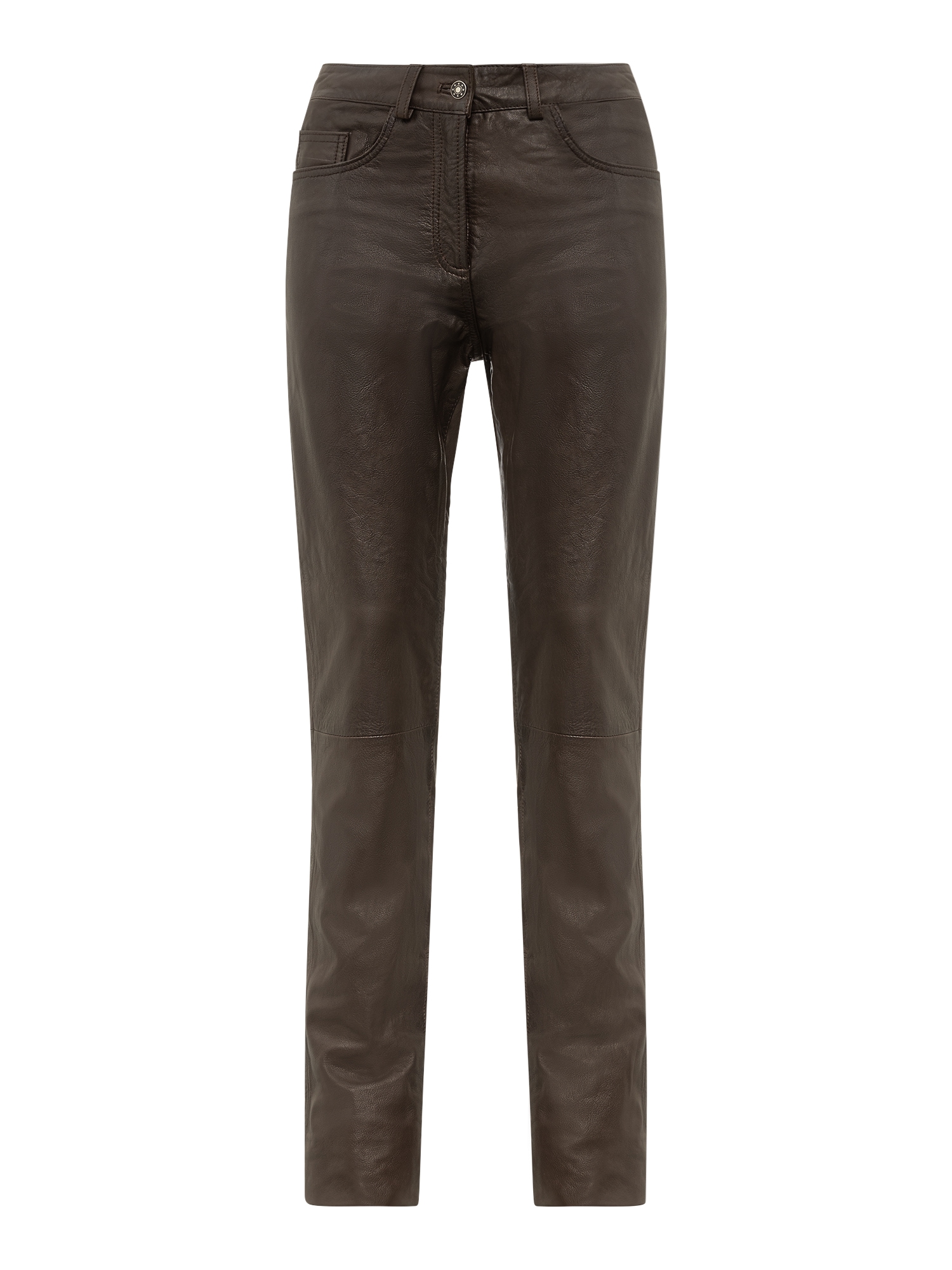 RICANO 5-Pocket-Hose "Lederhose 9809" Handgefertigt aus echtem Leder